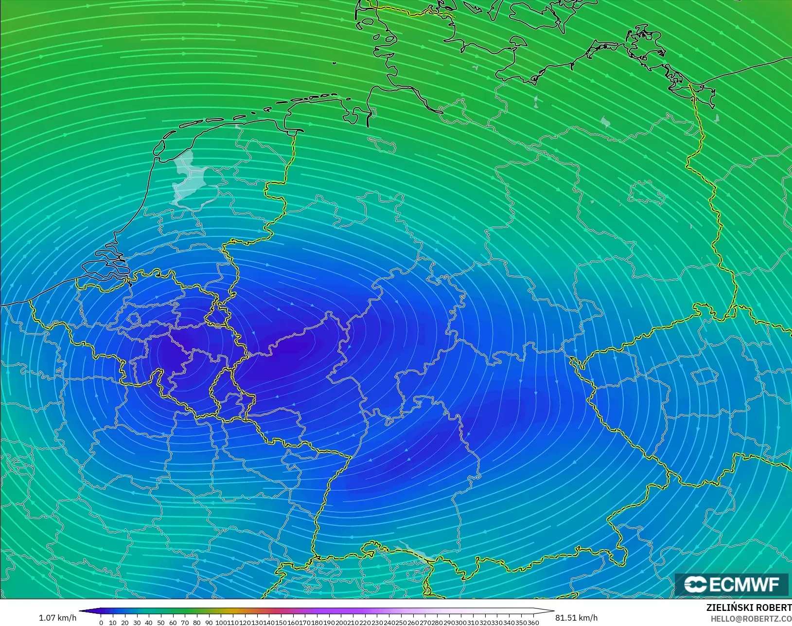 ECMWF IFS 0.25° modelo - Alemania, Viento a 300 hPa (corriente en chorro)