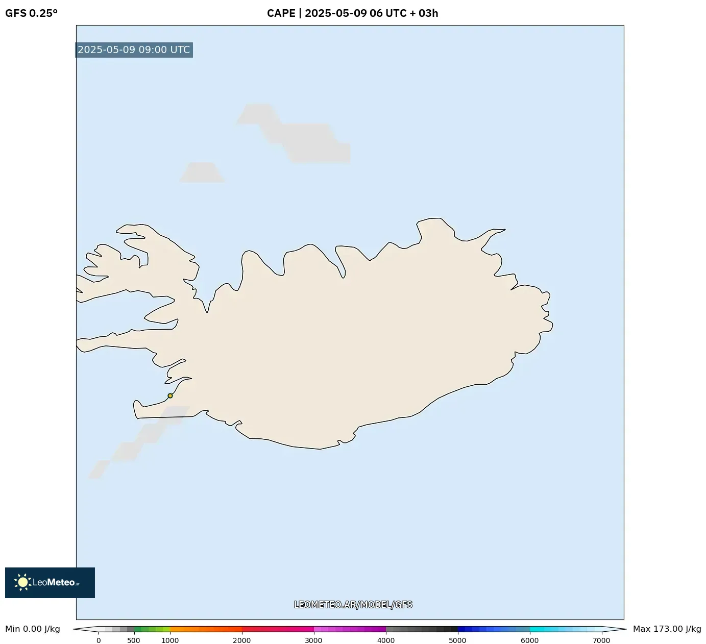 GFS - Argentina, CAPE GFS - Argentina, CAPE