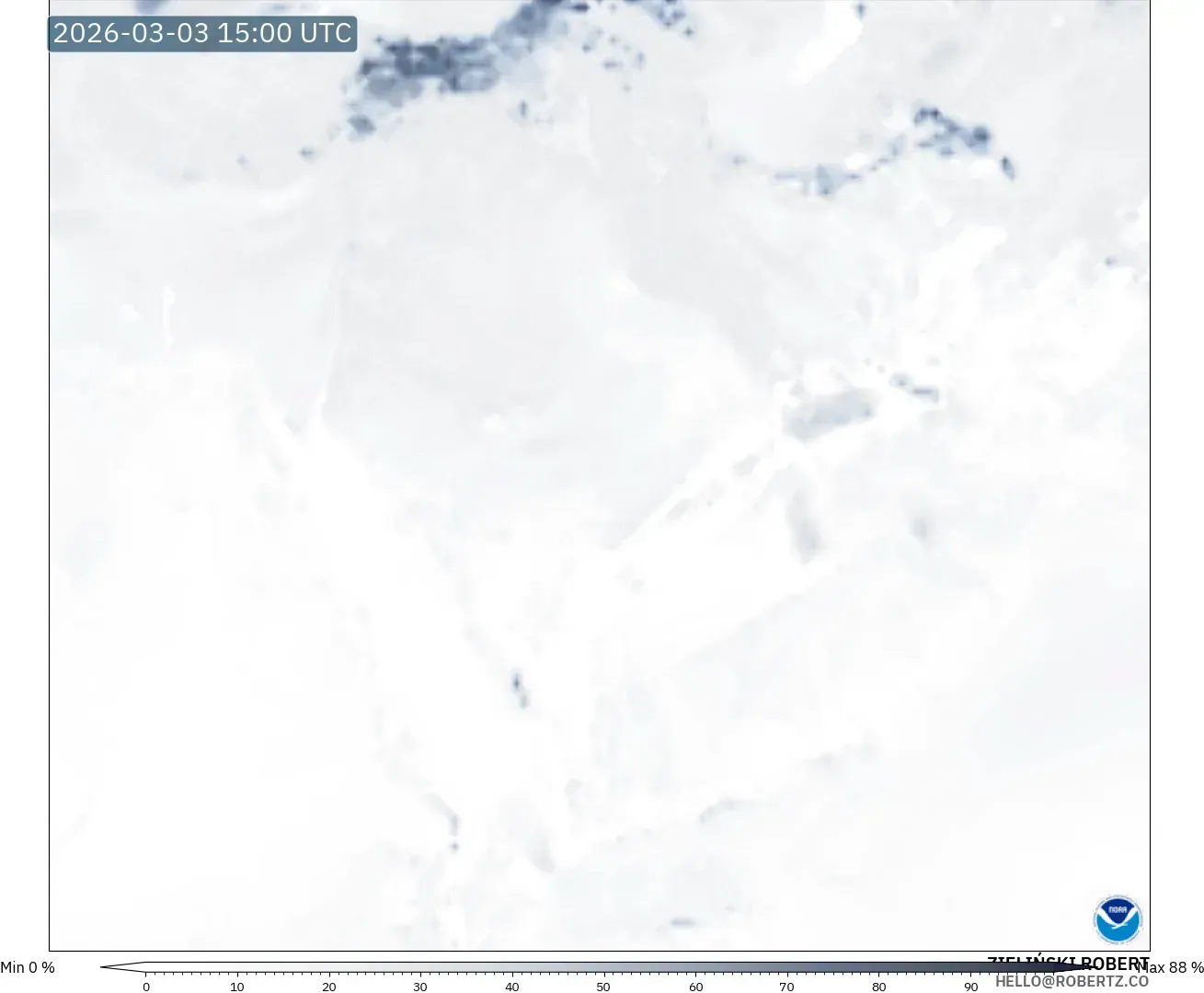 GFS model - Oriente Medio, Fog Risk