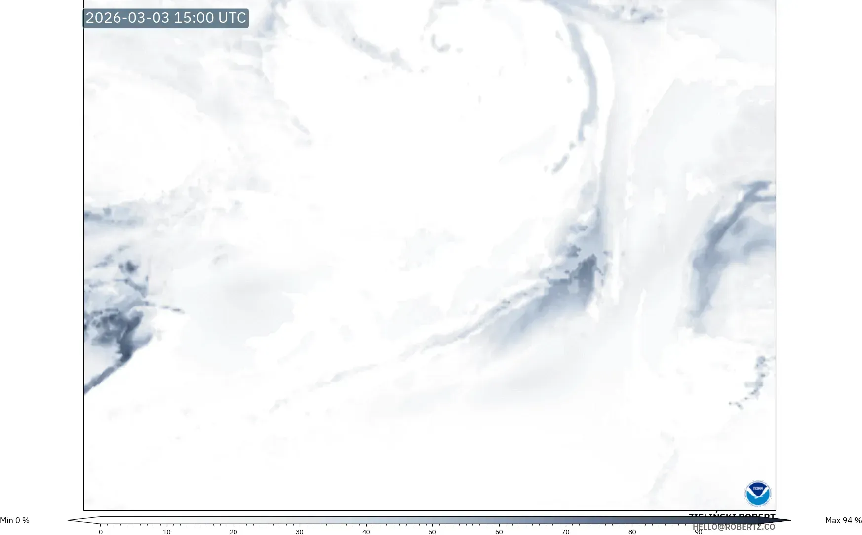 GFS model - Norte Atlántico, Fog Risk