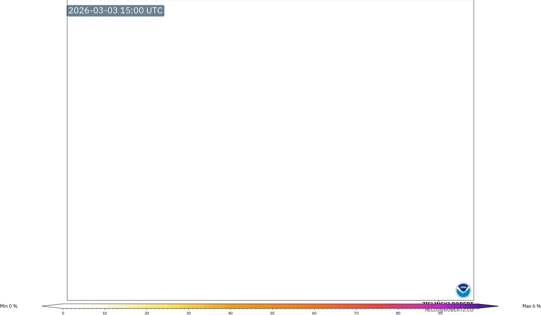 GFS model - Polonia, Lightning Risk