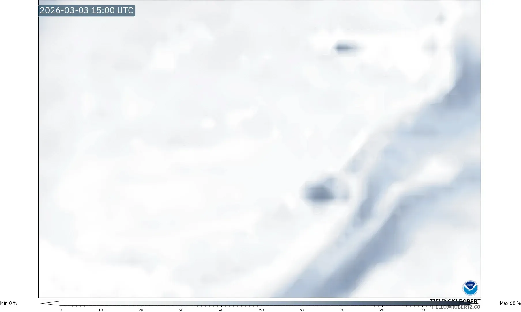 GFS model - España, Fog Risk