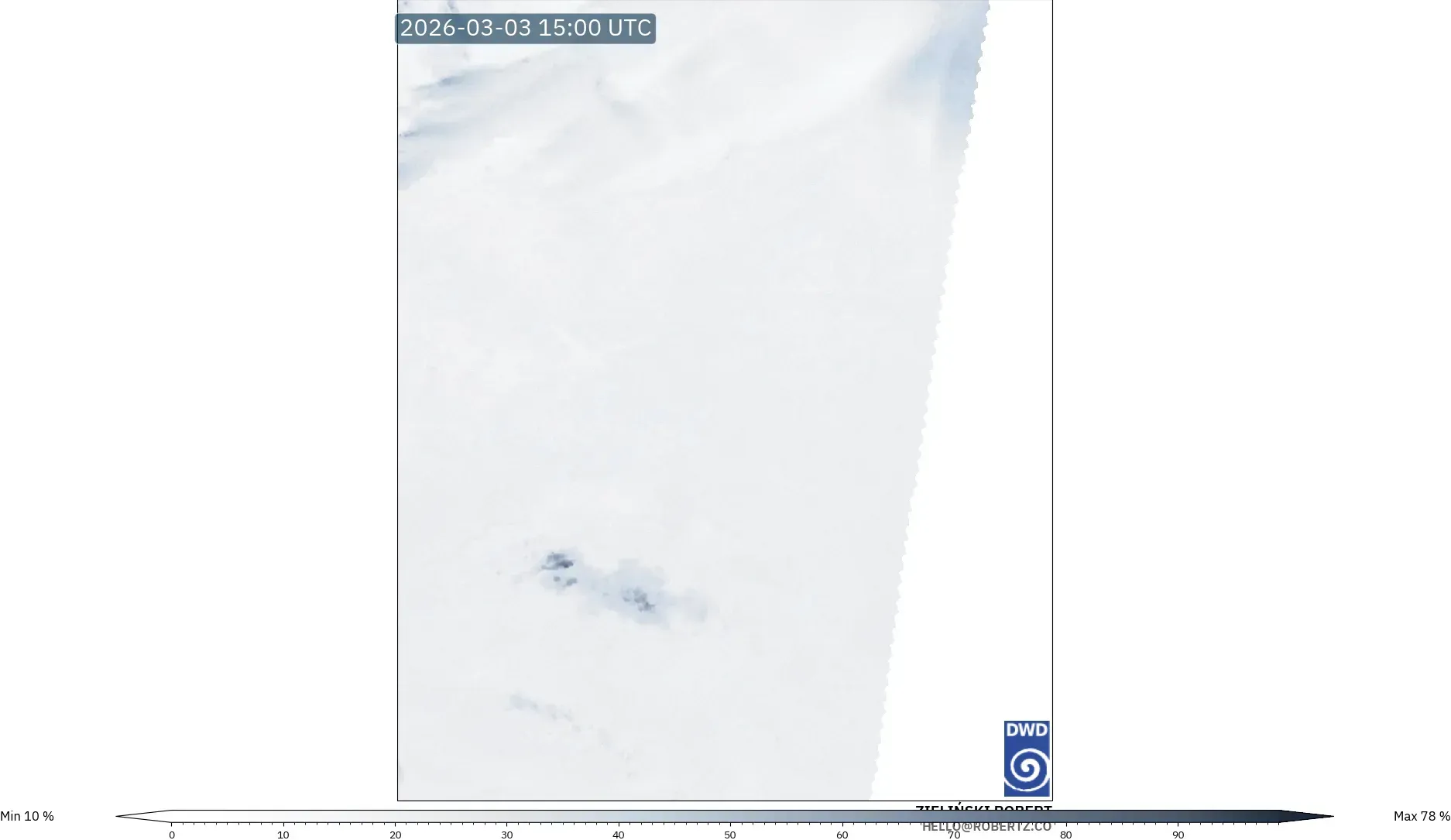 ICON Alemania 2 km model - Polonia, Fog Risk