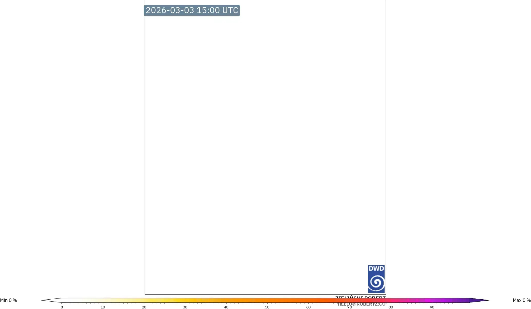ICON Alemania 2 km model - Polonia, Lightning Risk
