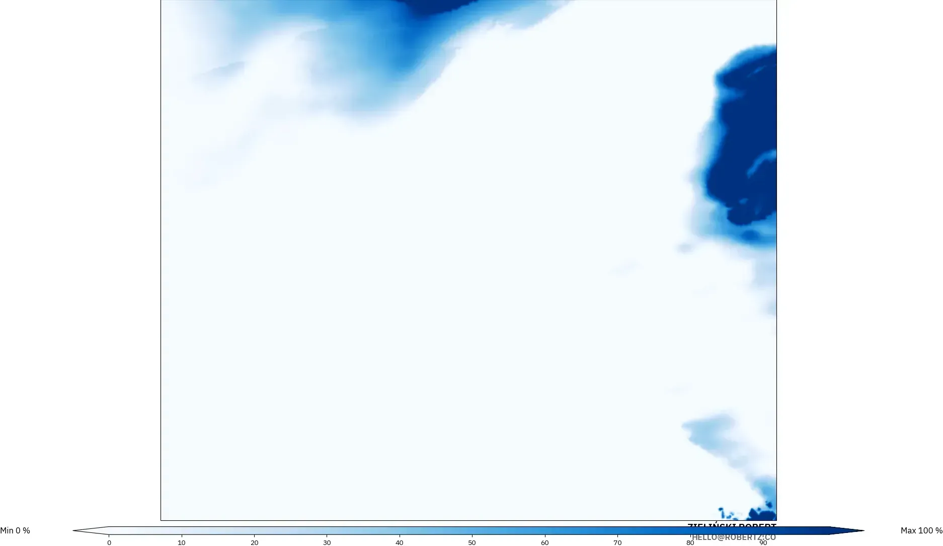 ICON Polonia 2 km modelo - Polonia, Low Cloud Cover