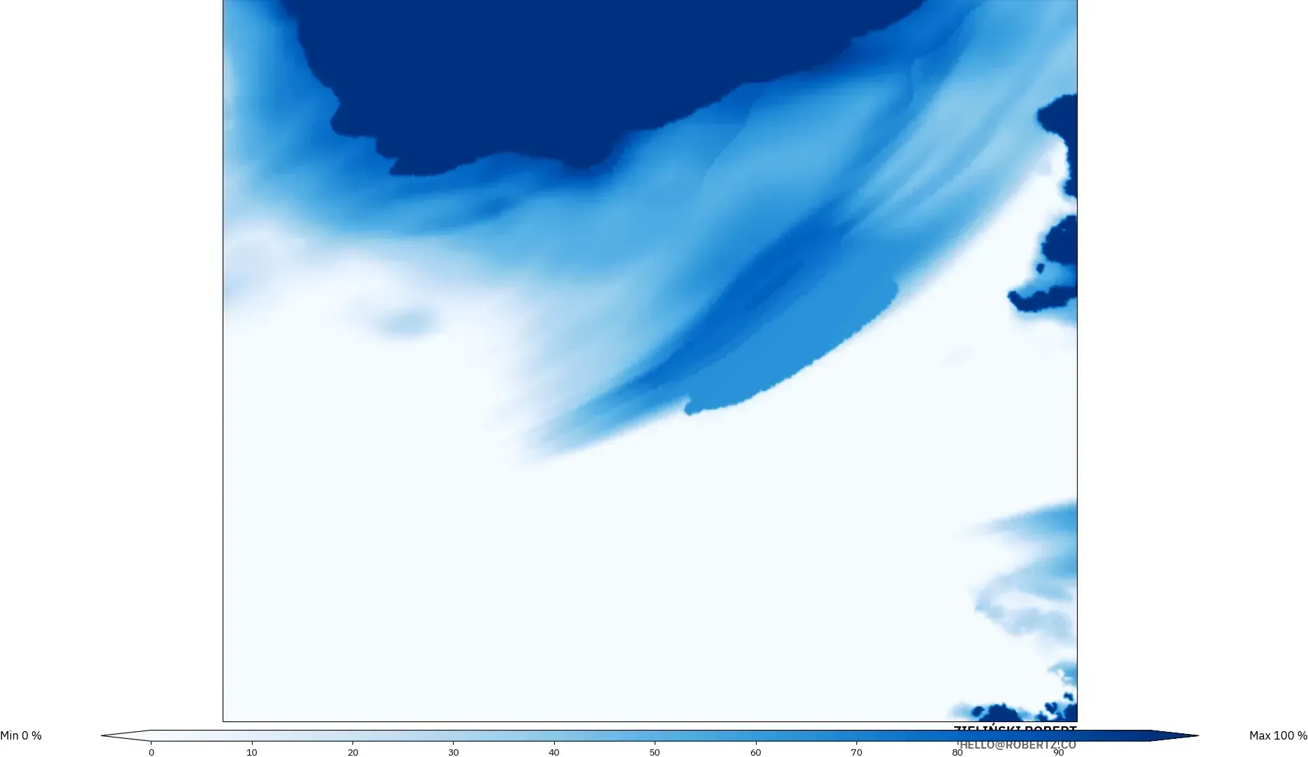 ICON Polonia 2 km modelo - Polonia, Mid Cloud Cover