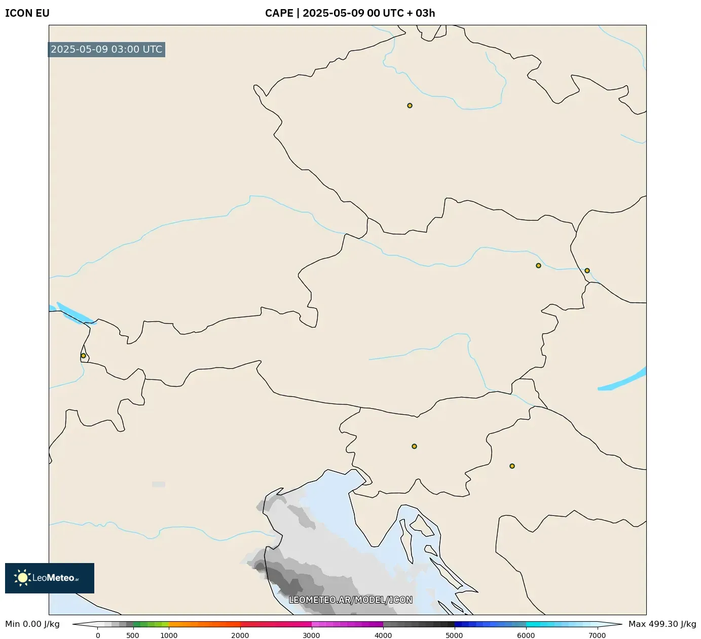 ICON - Austria, CAPE ICON - Austria, CAPE