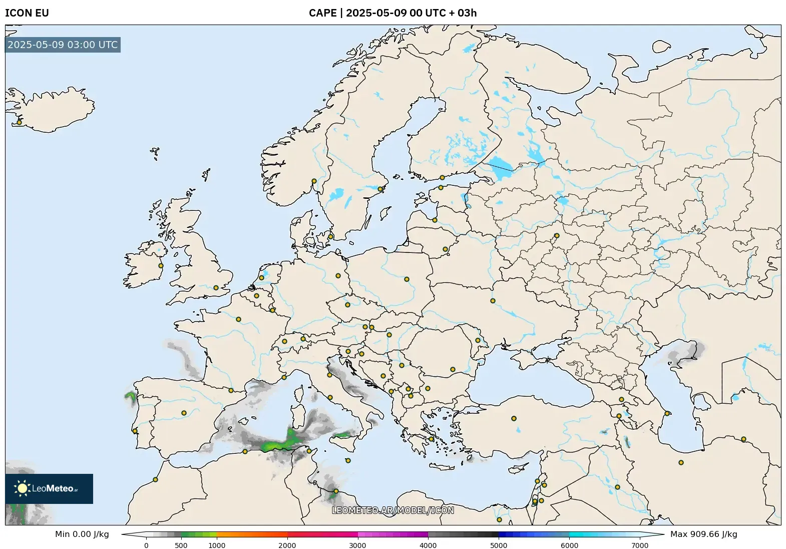 ICON - Europa, CAPE