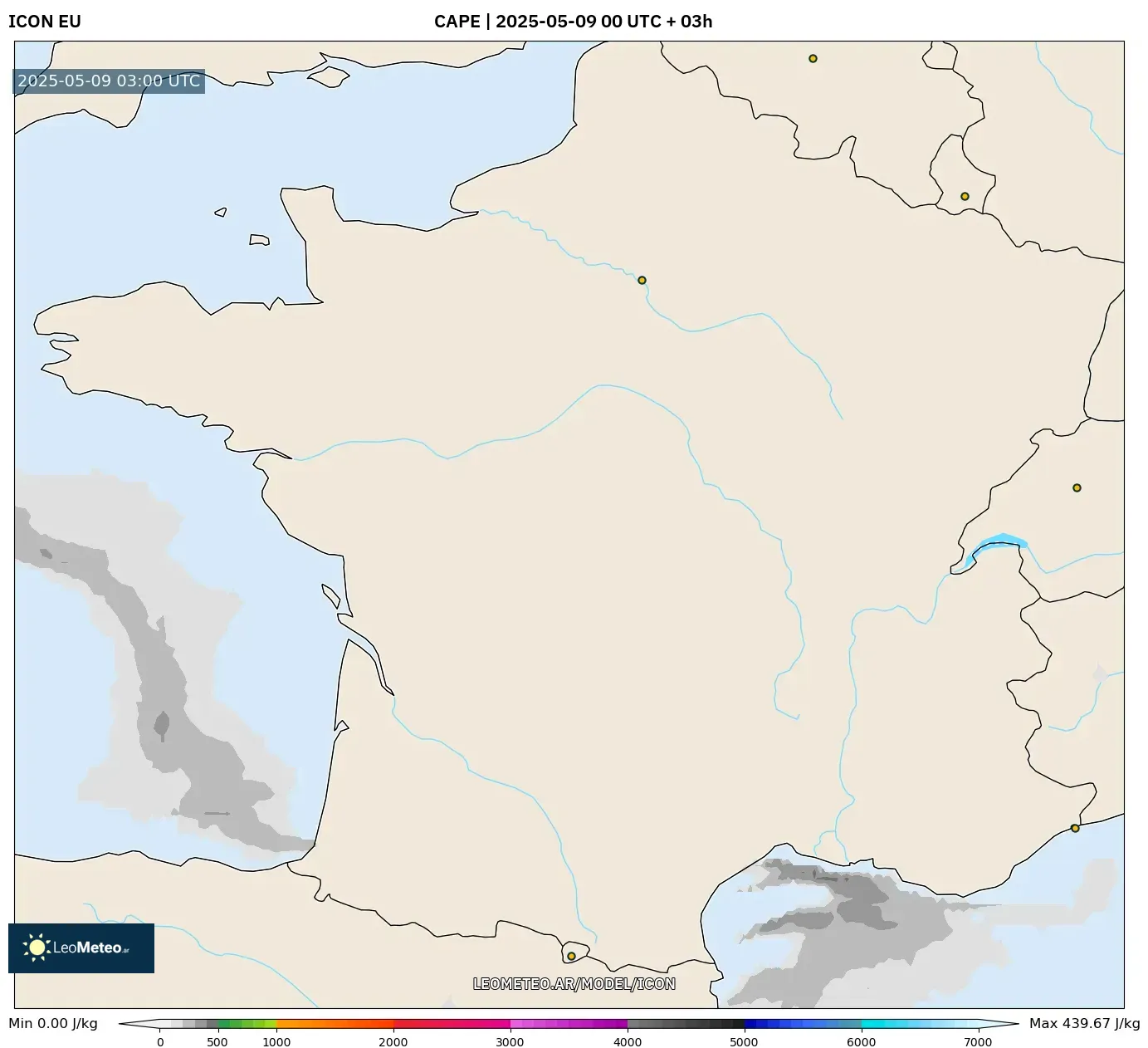 ICON - Francia, CAPE ICON - Francia, CAPE