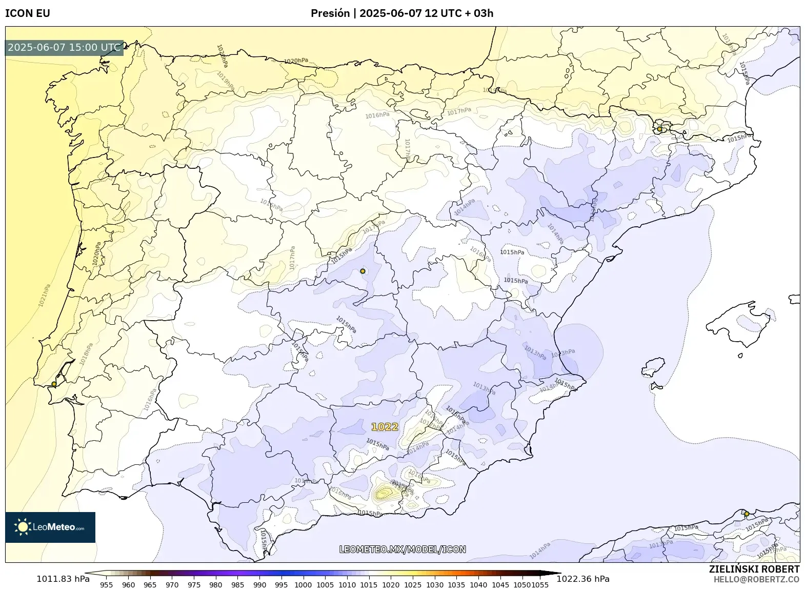 ICON model - España, Presión