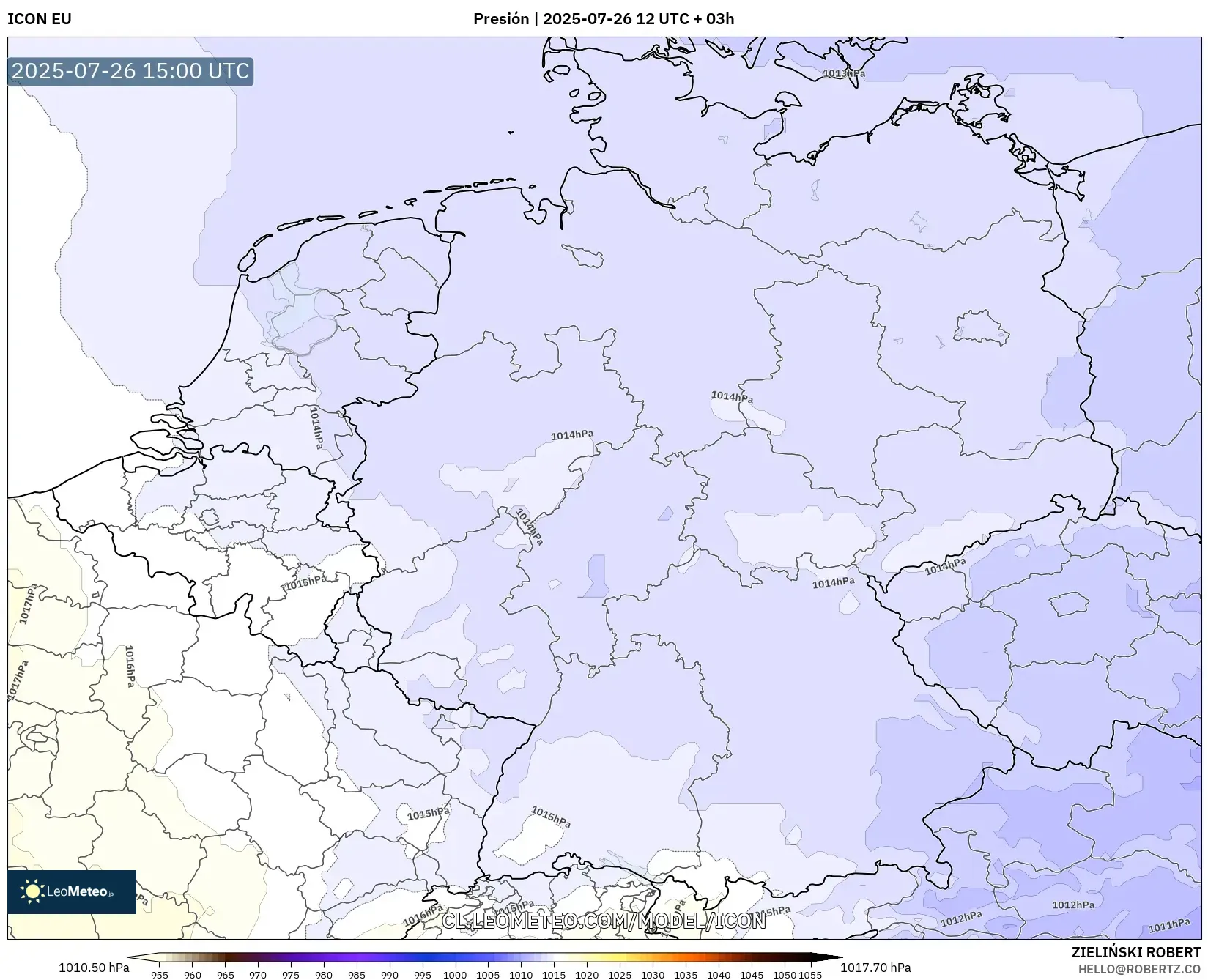 ICON model - Alemania, Presión