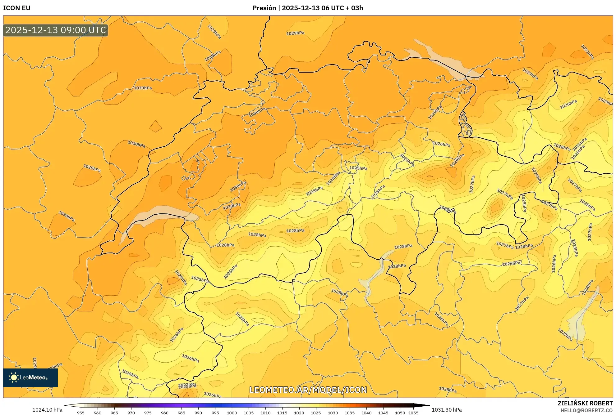 ICON model - Suiza, Presión