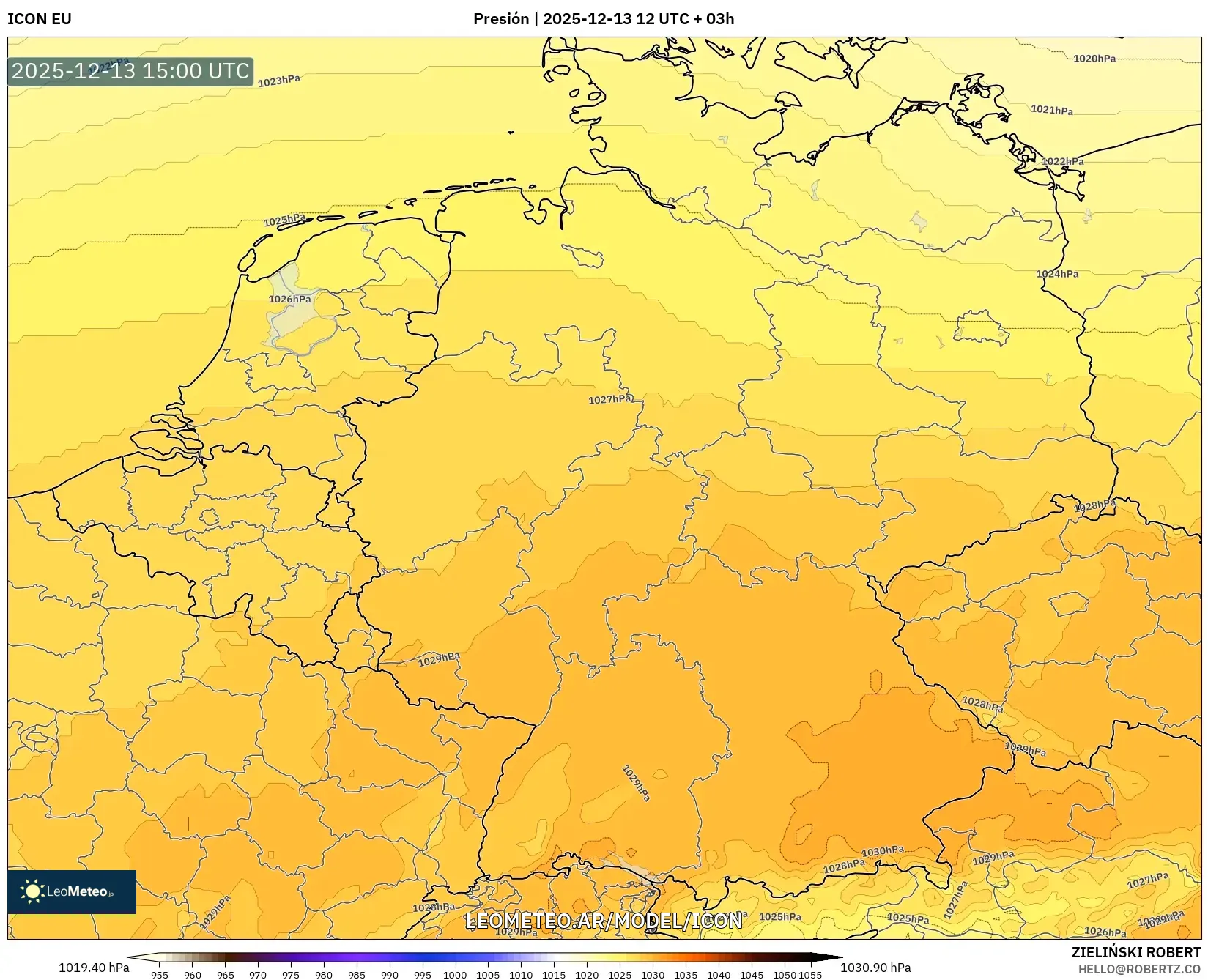 ICON model - Alemania, Presión