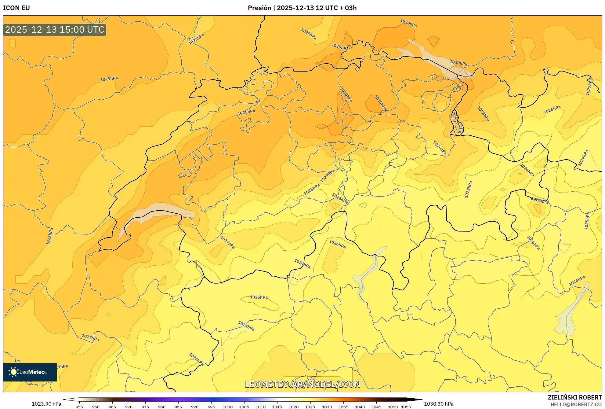 ICON model - Suiza, Presión