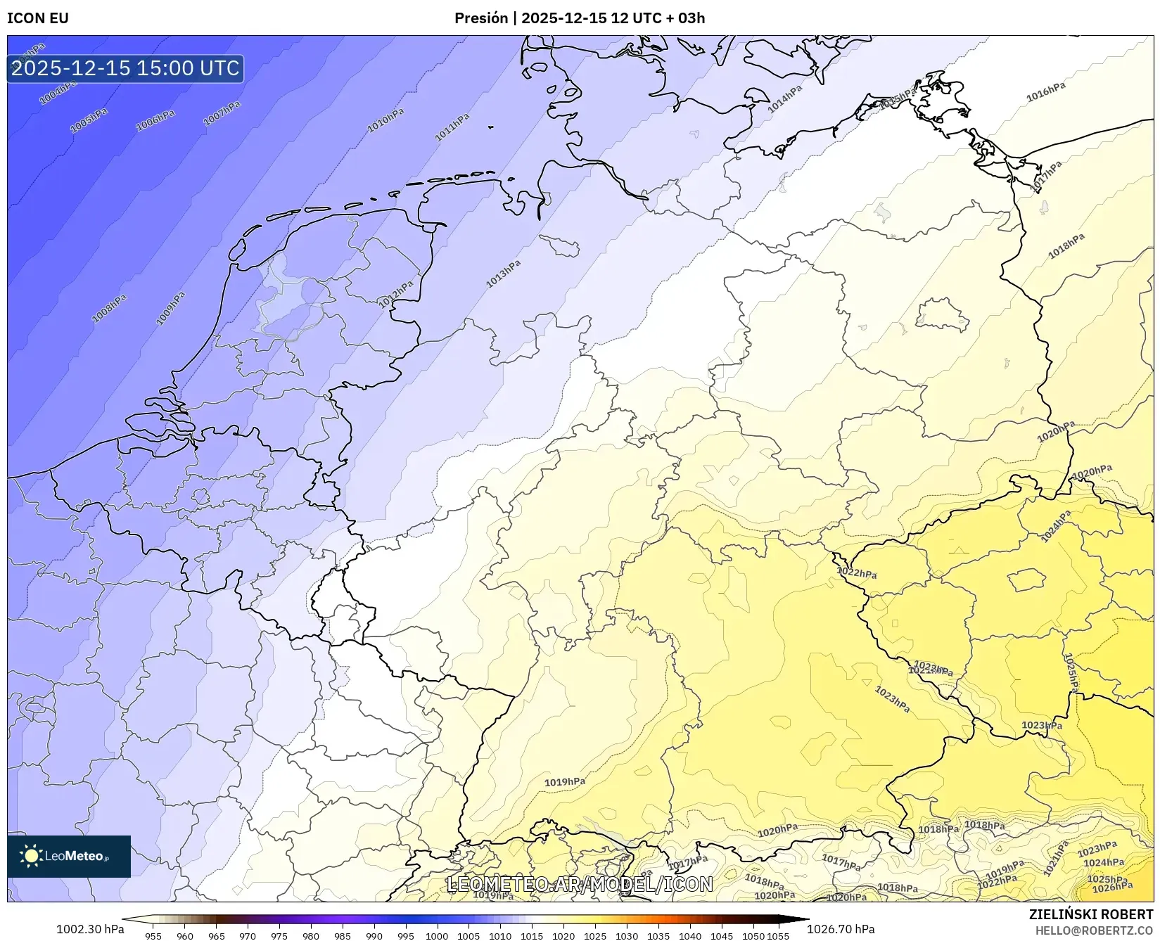 ICON model - Alemania, Presión
