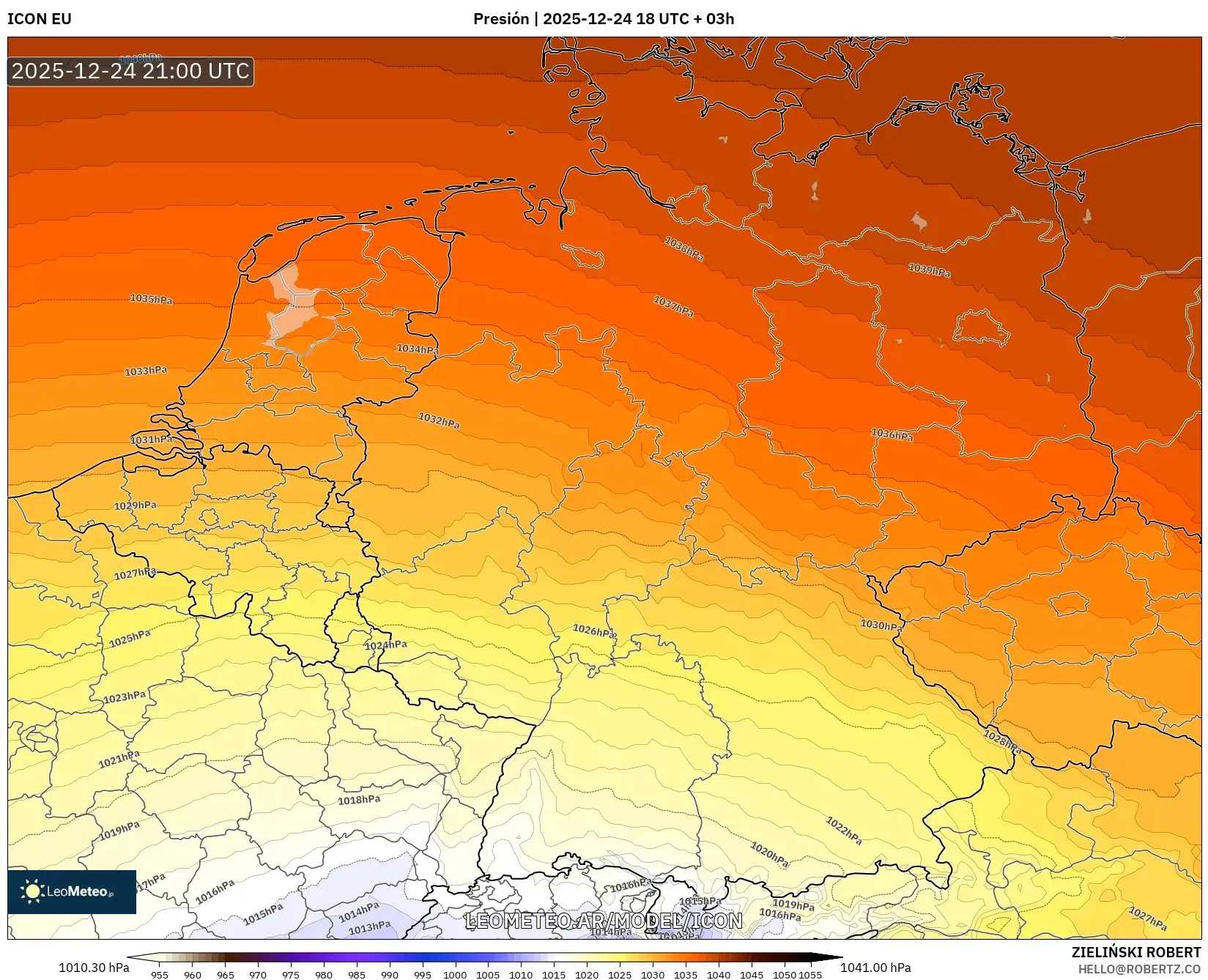 ICON model - Niemcy, Ciśnienie