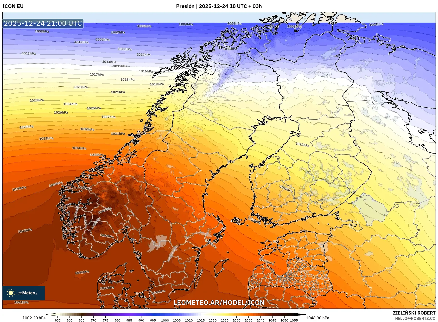 ICON model - Skandynawia, Ciśnienie