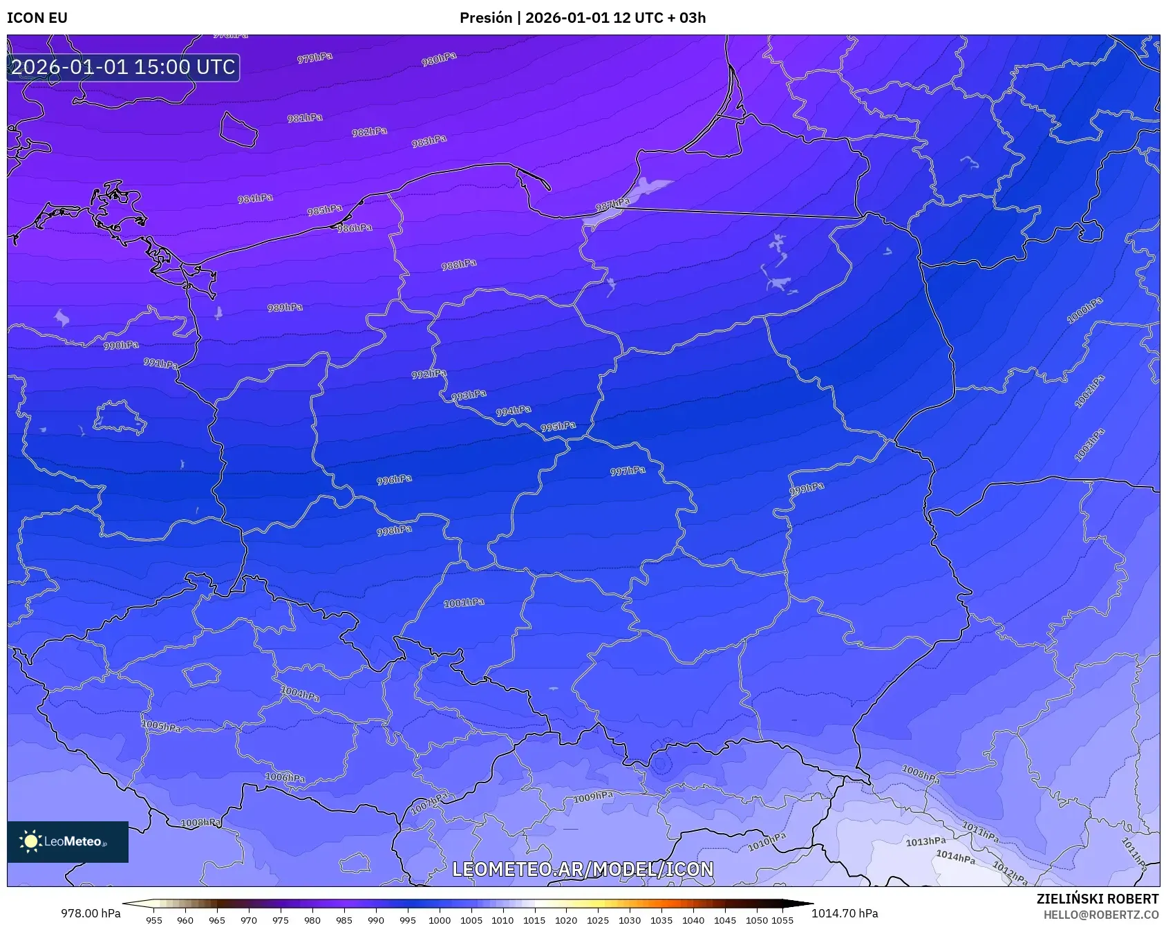 ICON model - Polonia, Presión