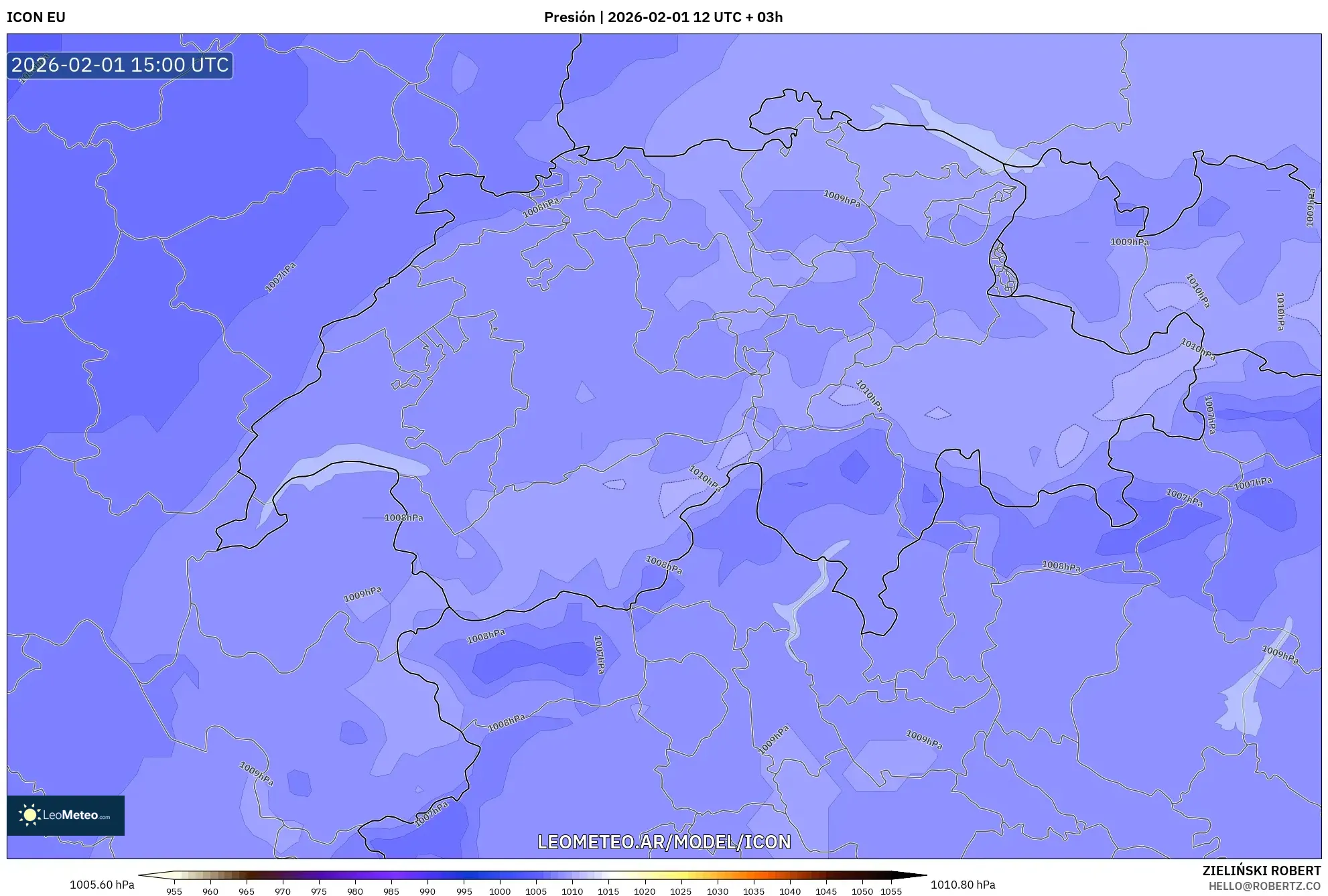 ICON model - Suiza, Presión