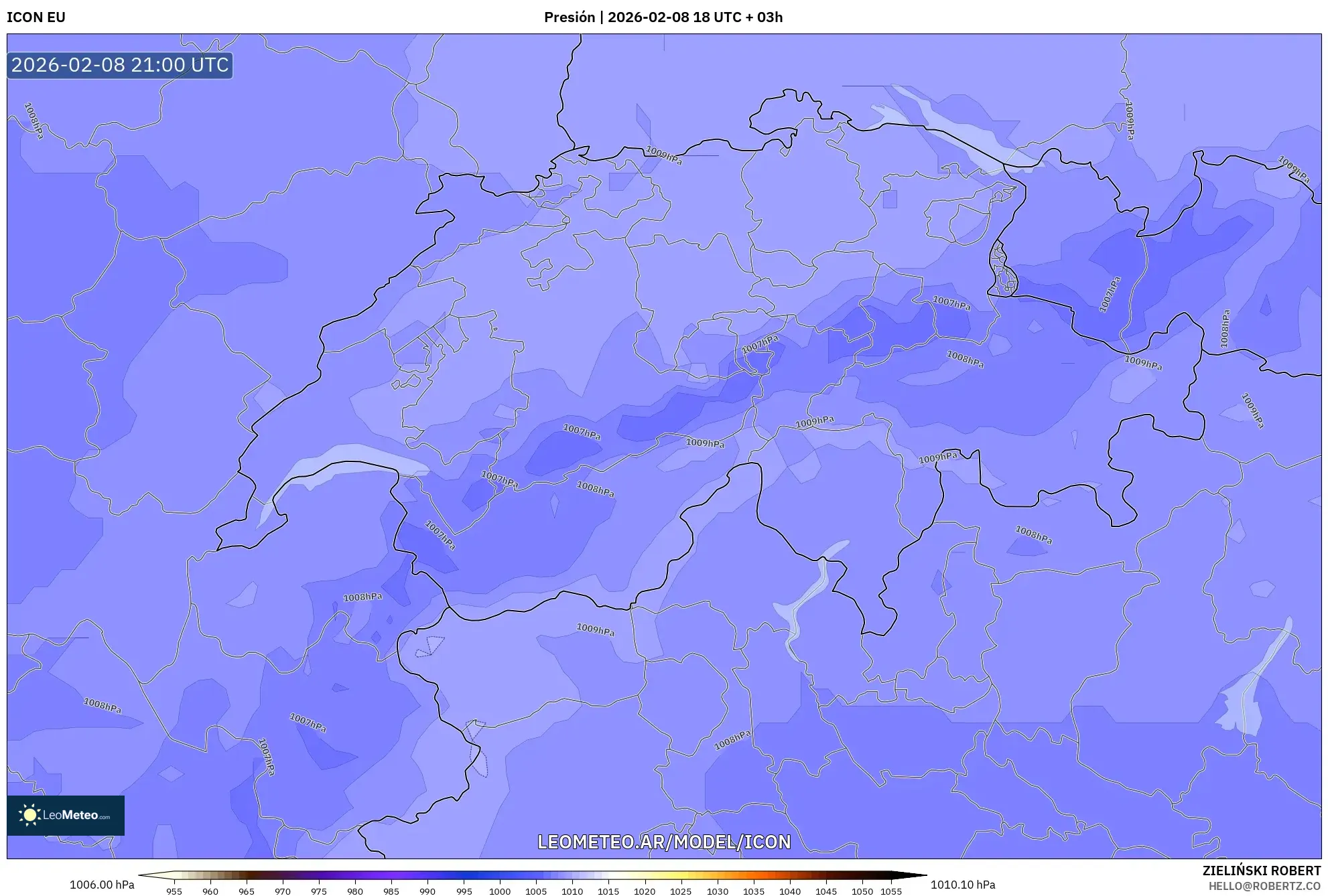 ICON model - Suiza, Presión