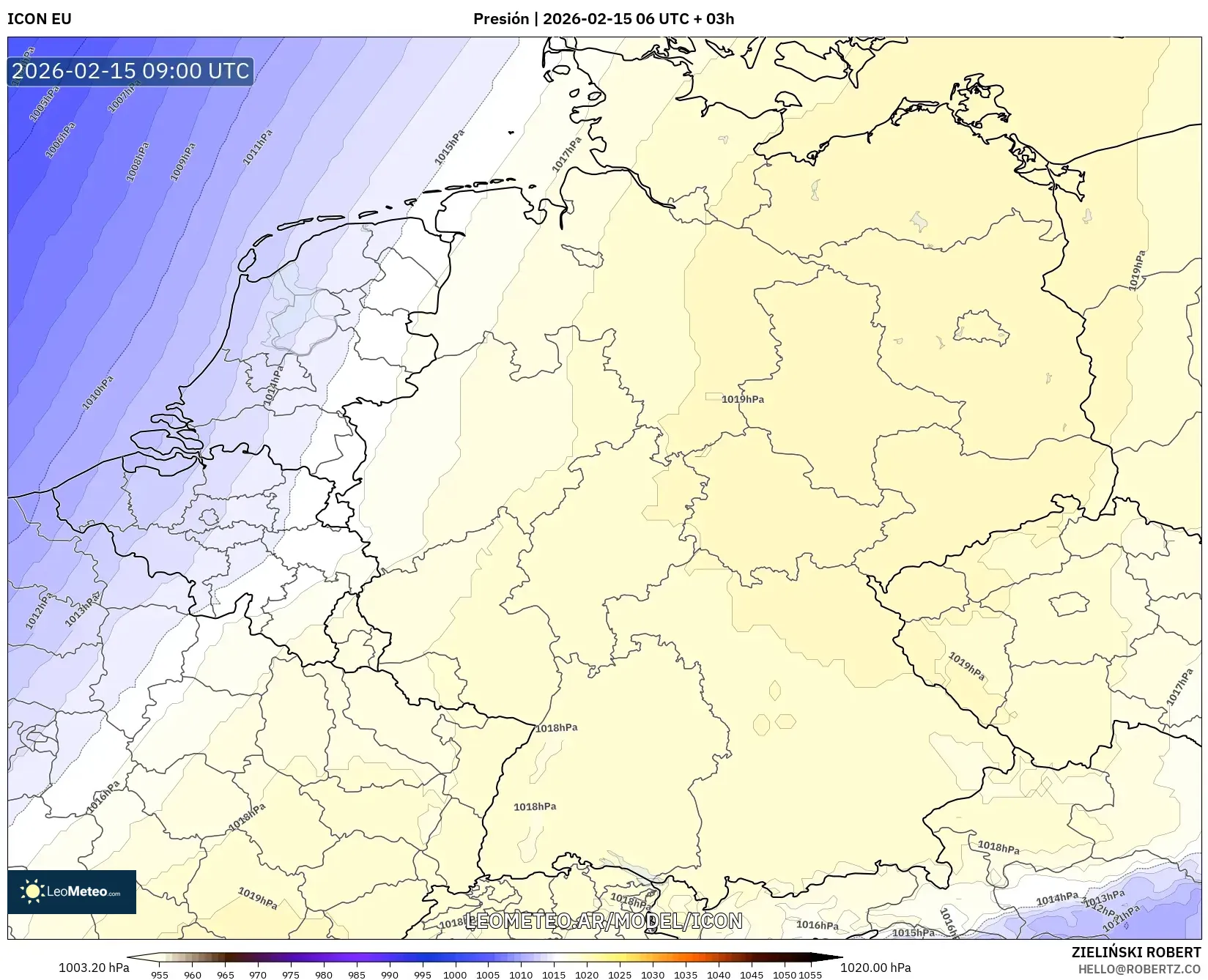 ICON model - Alemania, Presión