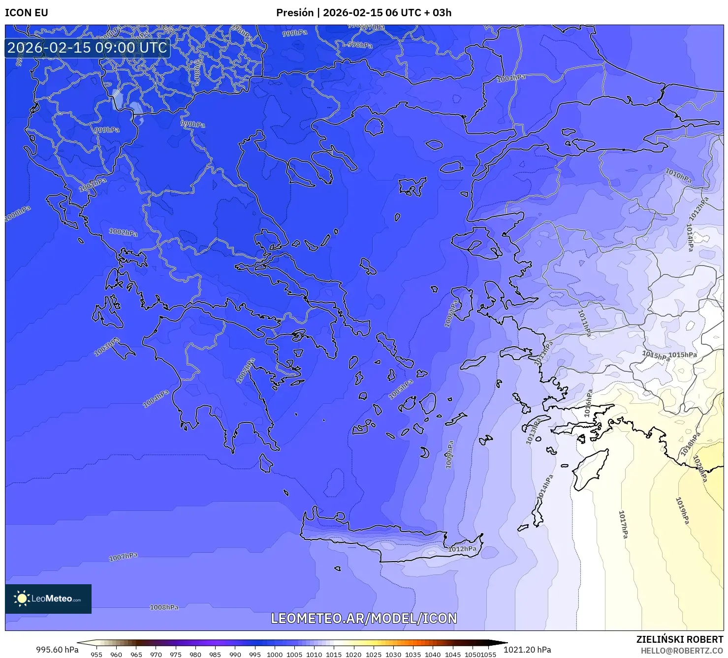 ICON model - Grecia, Presión