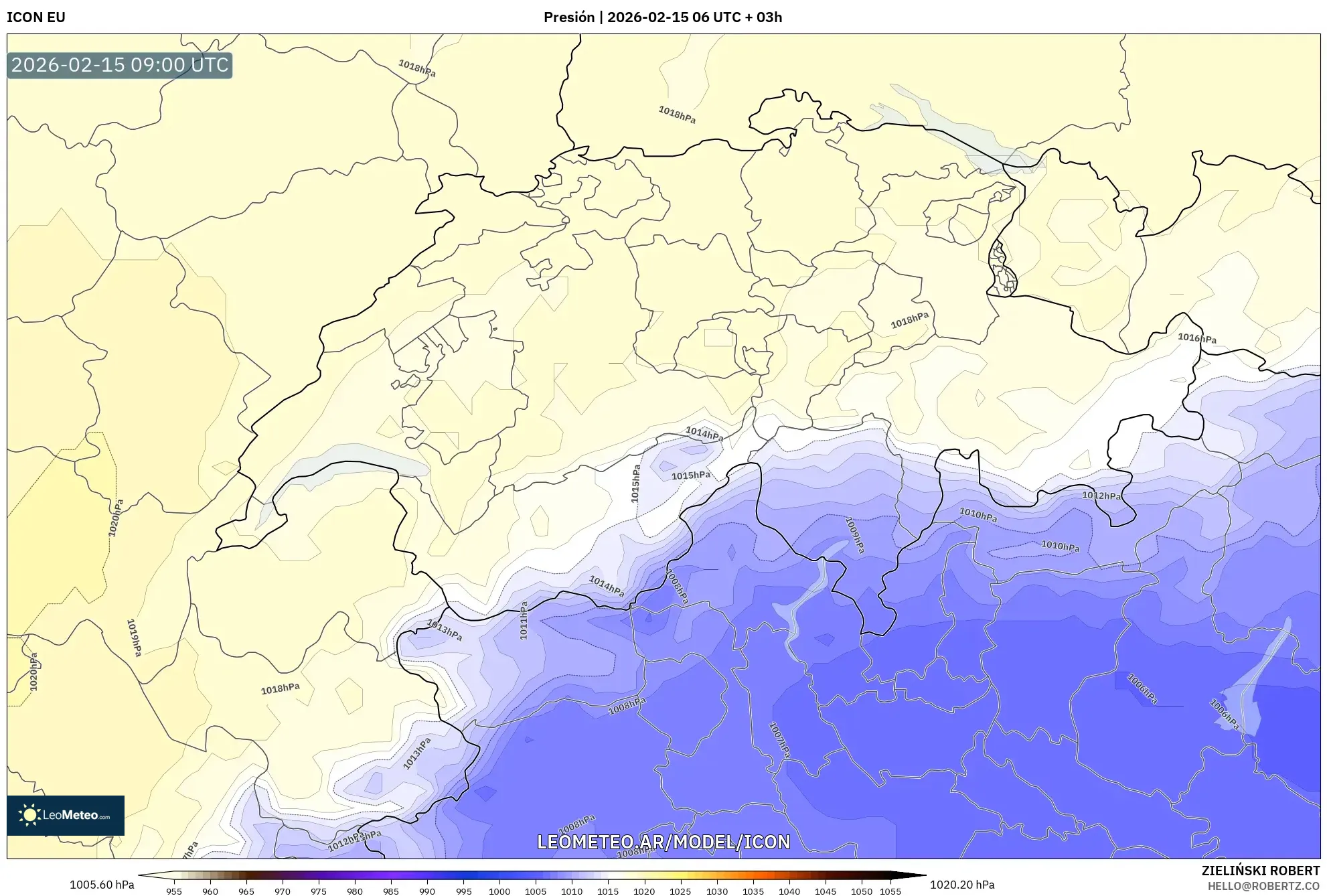 ICON model - Suiza, Presión