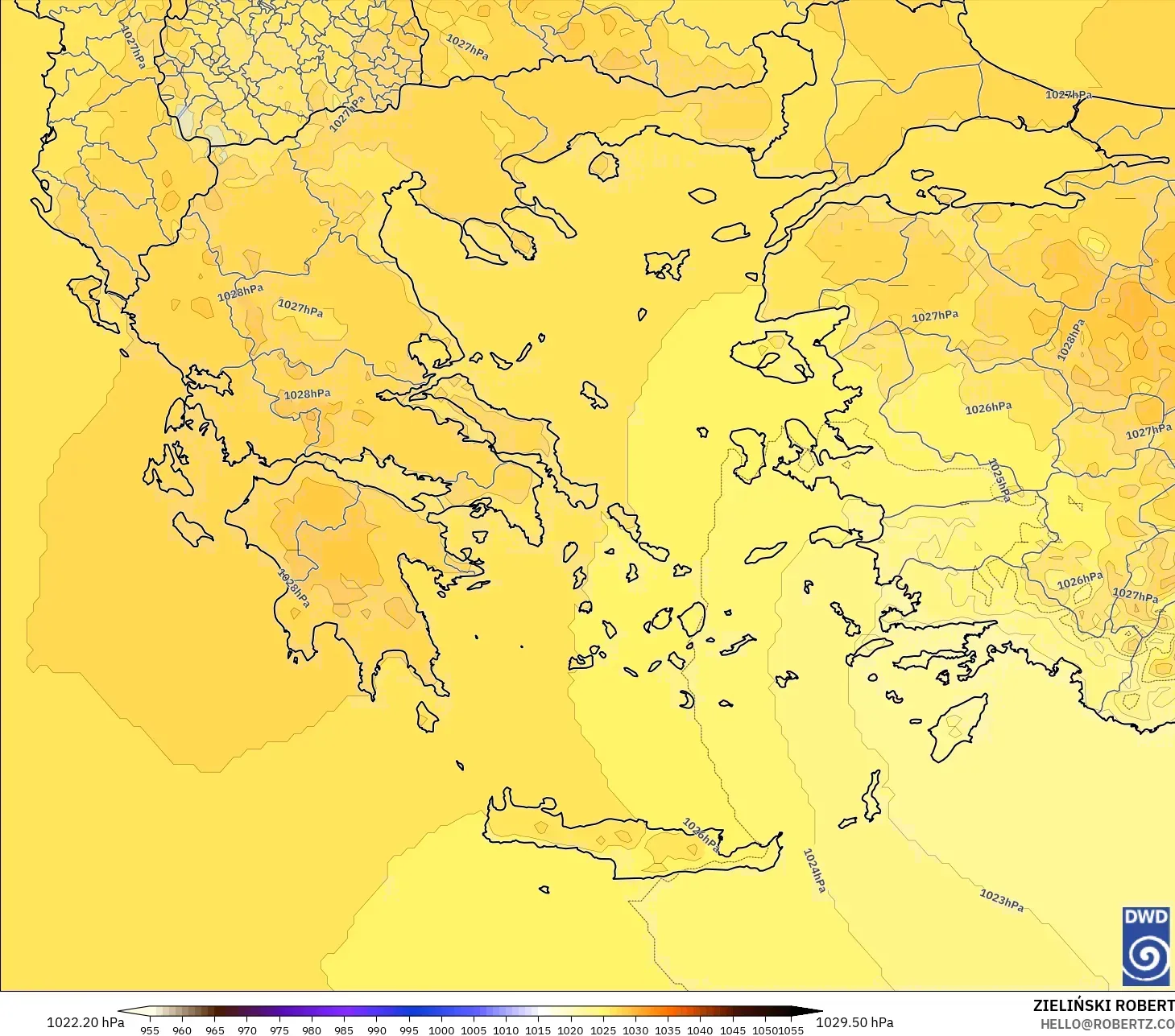 ICON modelo - Grecia, Presión