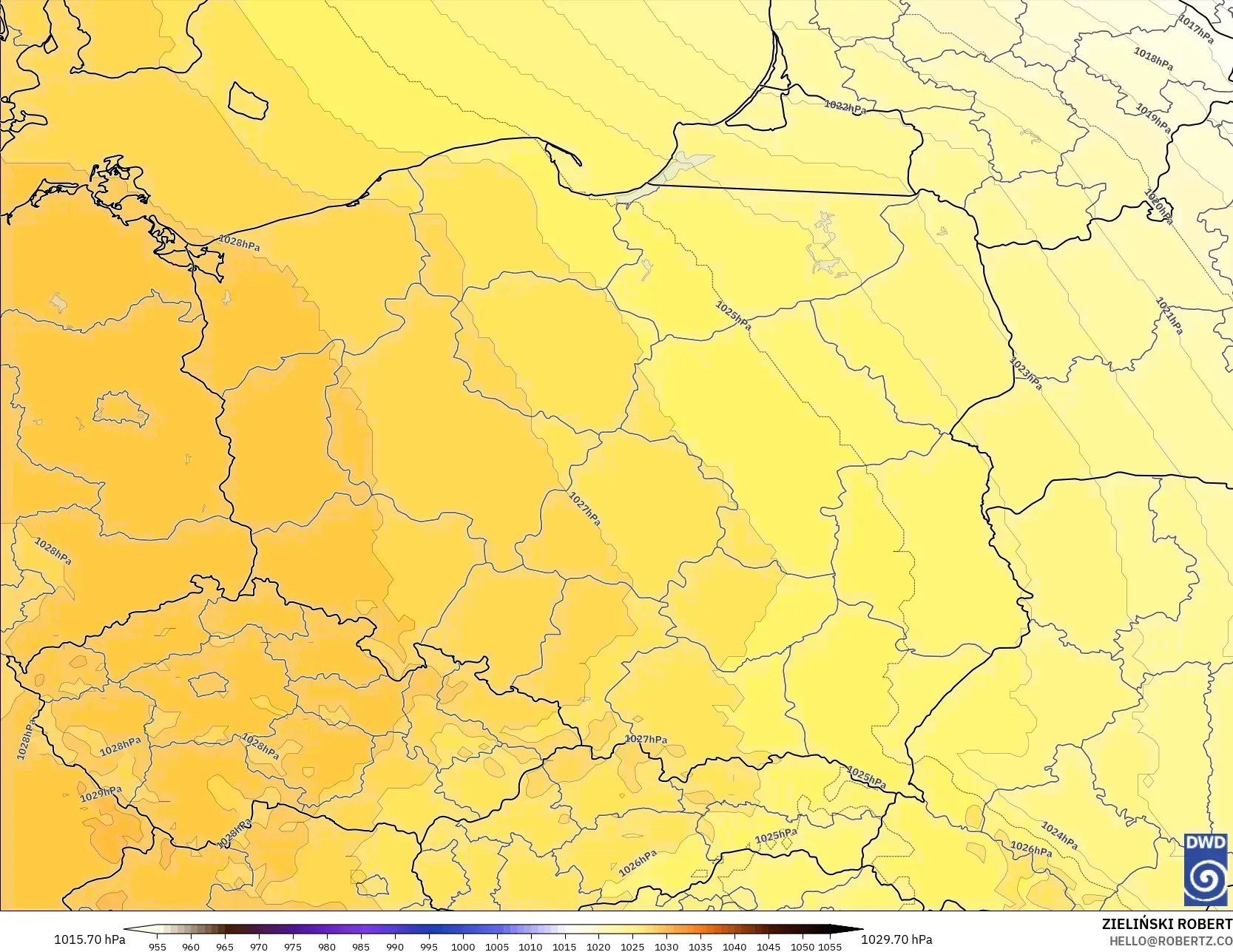 ICON modelo - Polonia, Presión
