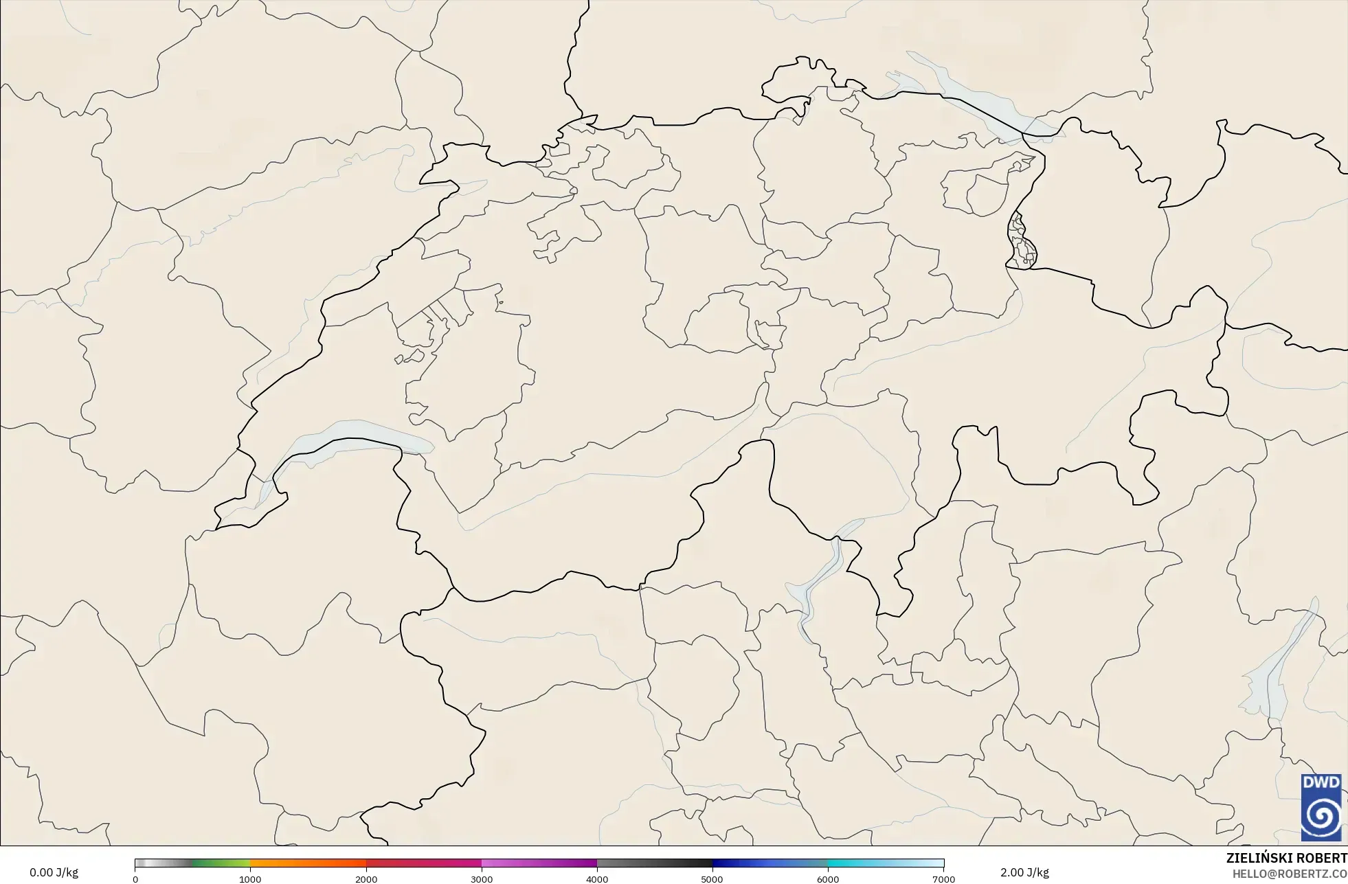 ICON modelo - Suiza, CAPE
