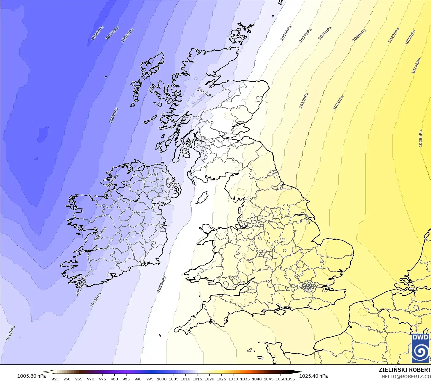 ICON modelo - Reino Unido, Presión