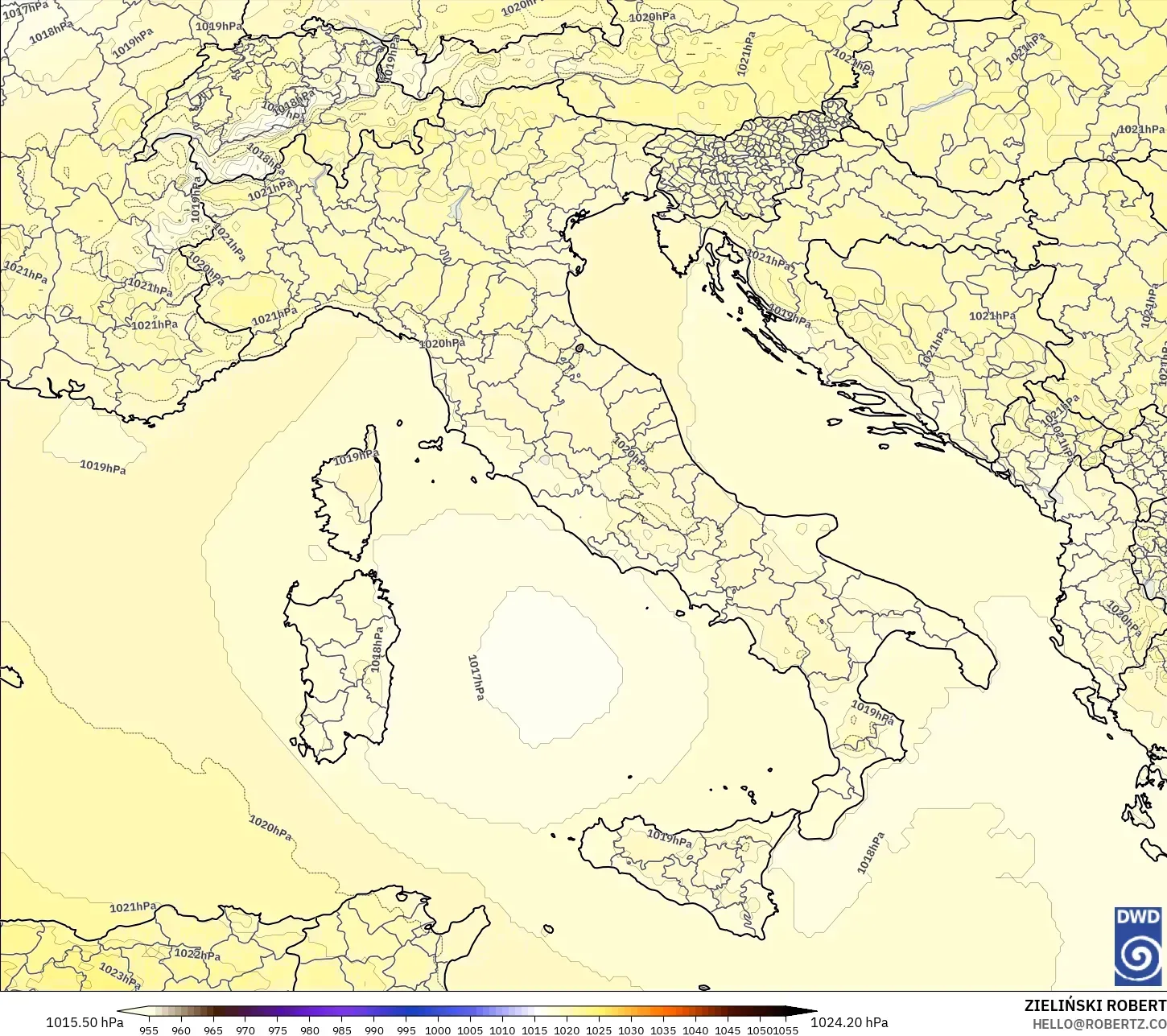 ICON modelo - Italia, Presión