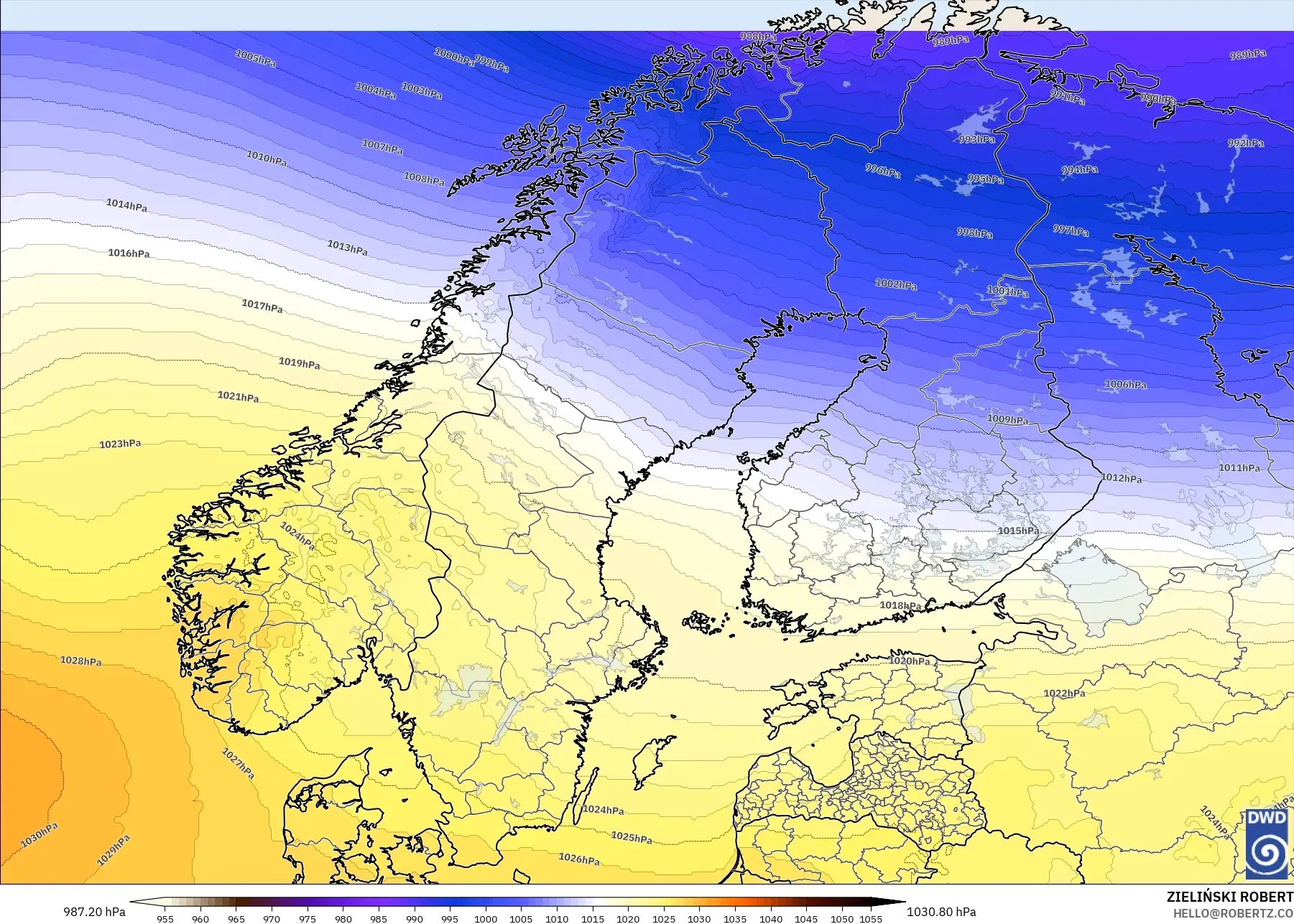 ICON modelo - Escandinavia, Presión