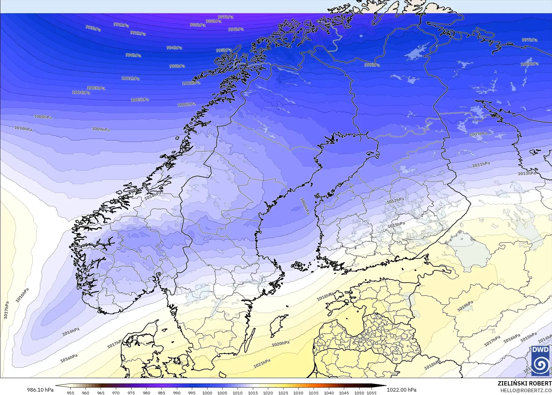 ICON modelo - Escandinavia, Presión