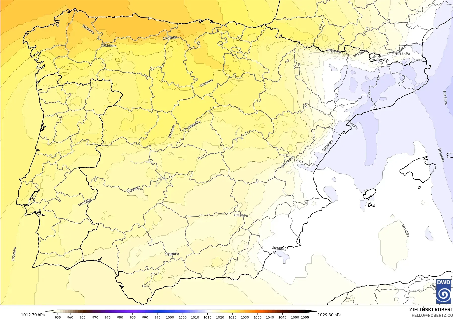 ICON modelo - España, Presión