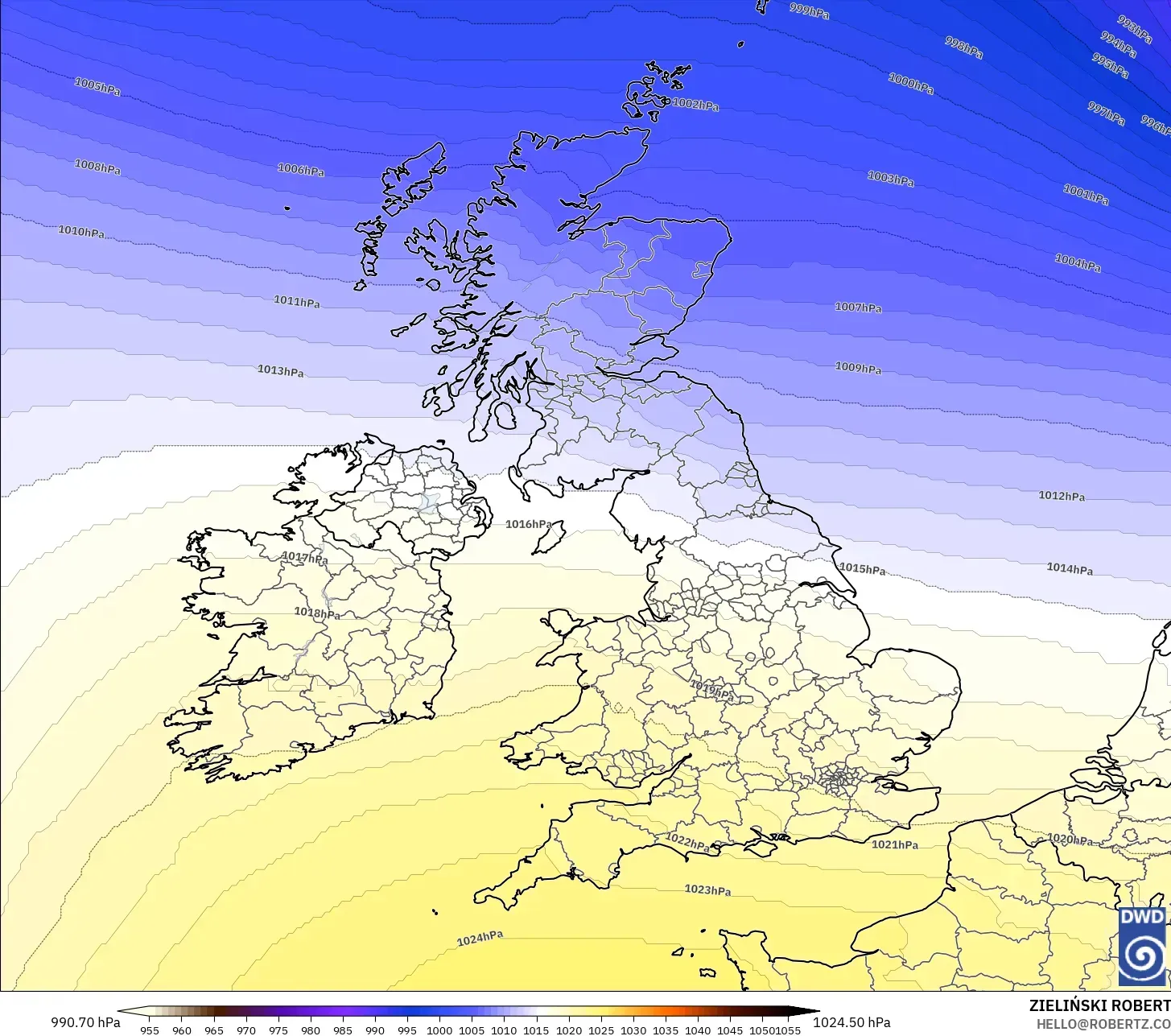 ICON modelo - Reino Unido, Presión