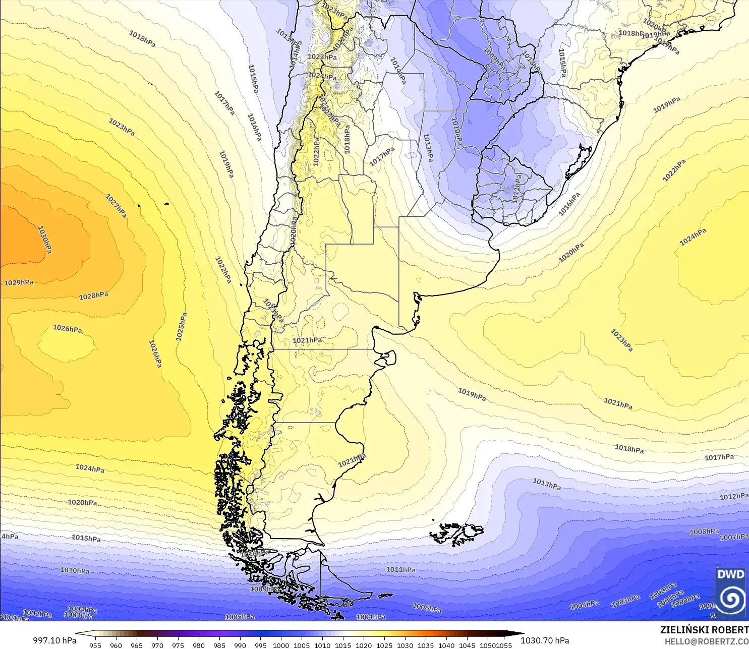 ICON modelo - Argentina, Presión
