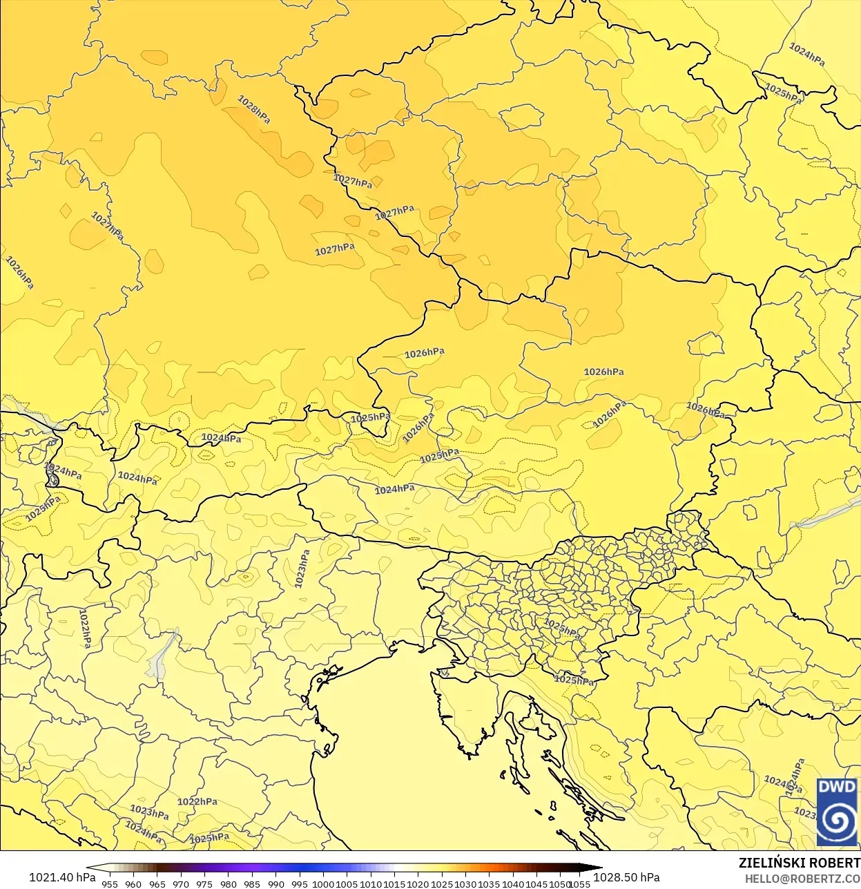 ICON modelo - Austria, Presión