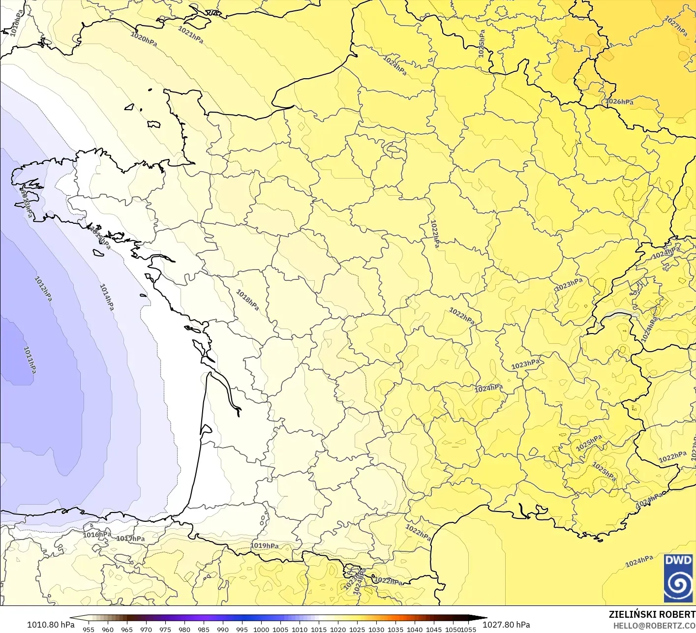 ICON modelo - Francia, Presión