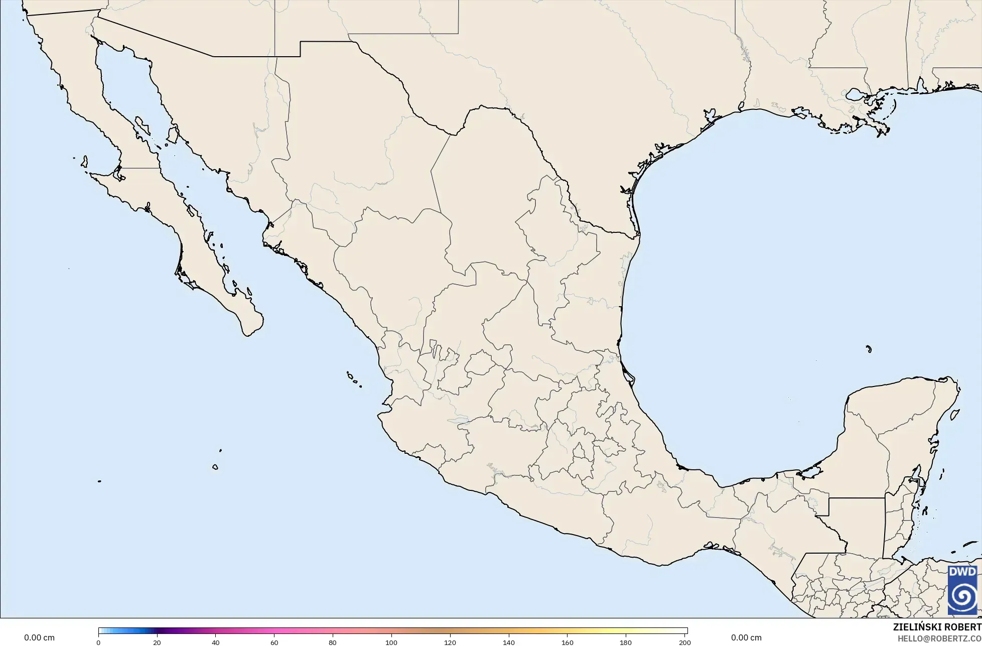 ICON modelo - México, Profundidad de nieve