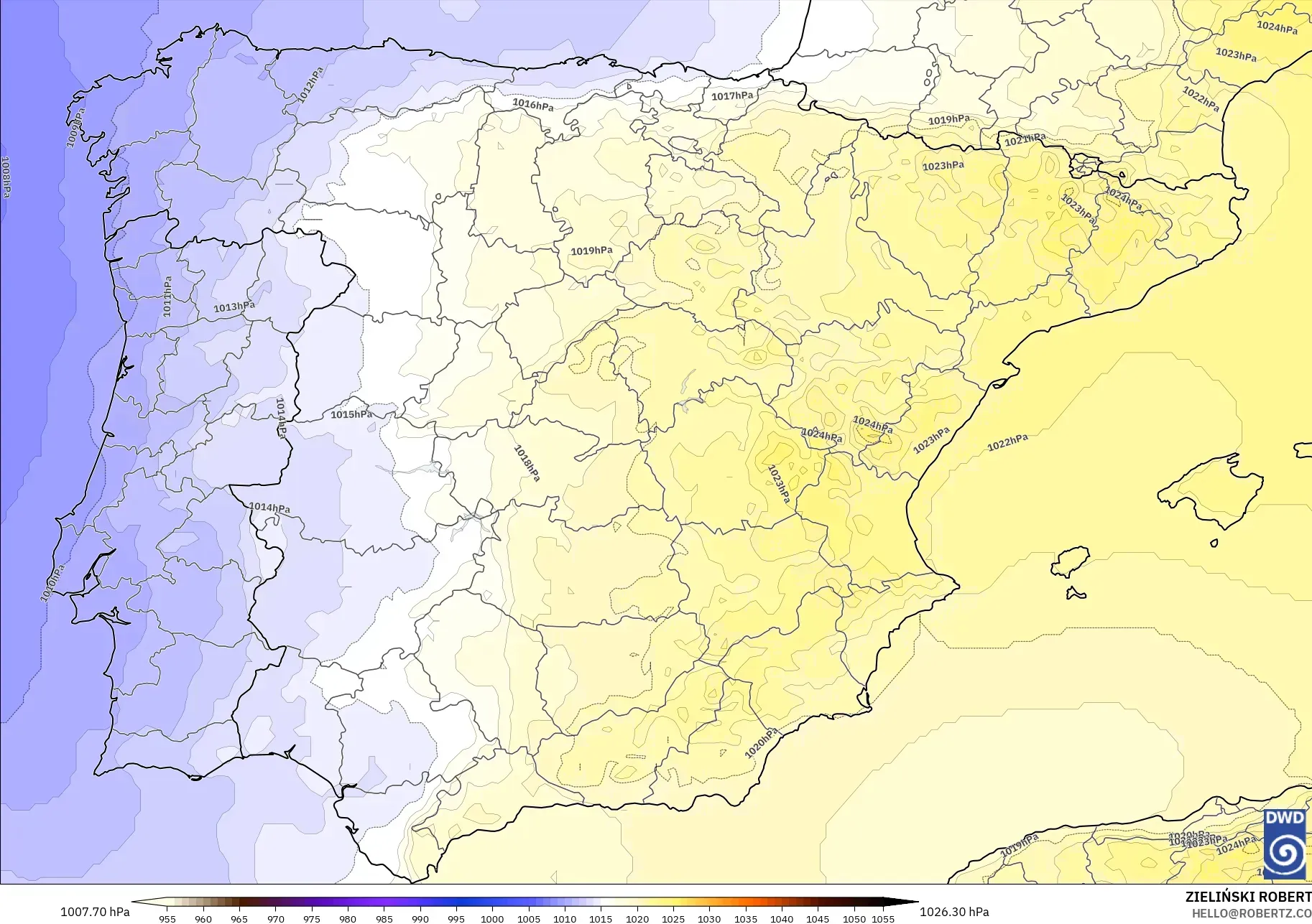ICON modelo - España, Presión