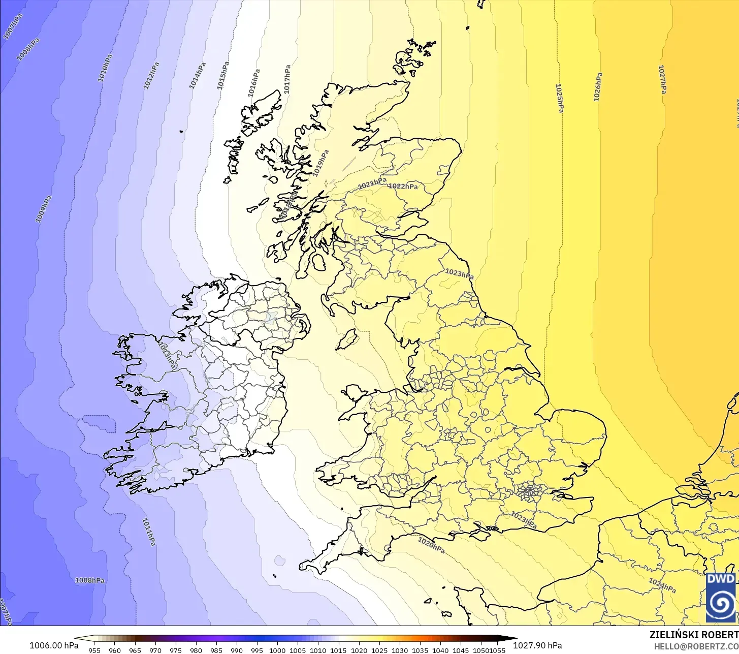 ICON modelo - Reino Unido, Presión