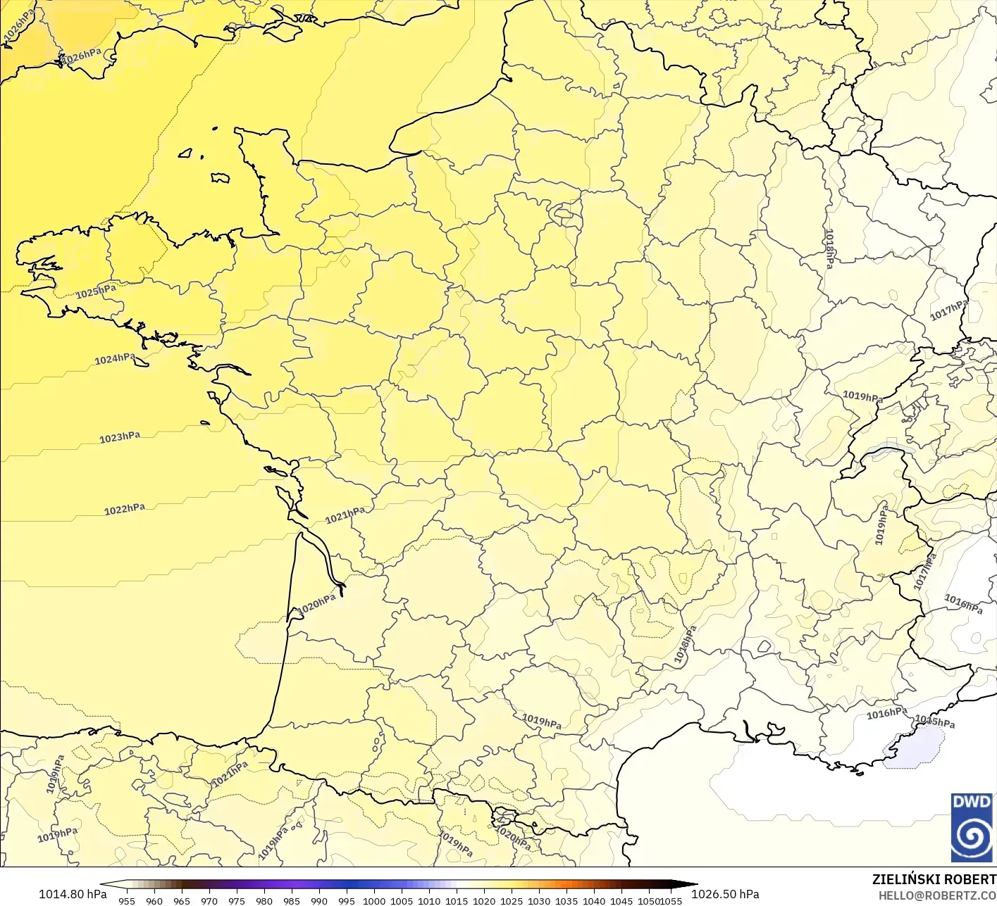 ICON modelo - Francia, Presión