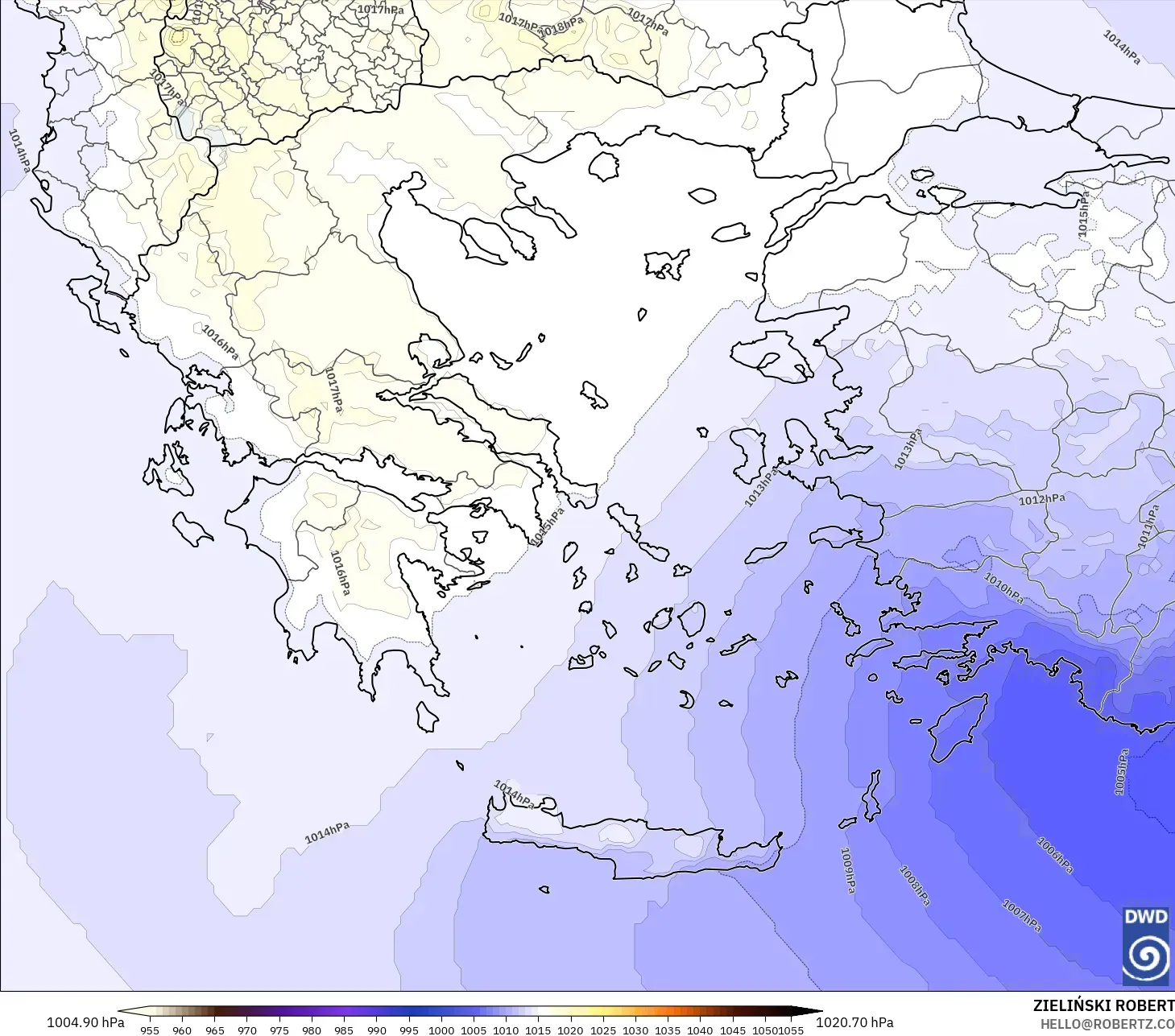 ICON modelo - Grecia, Presión