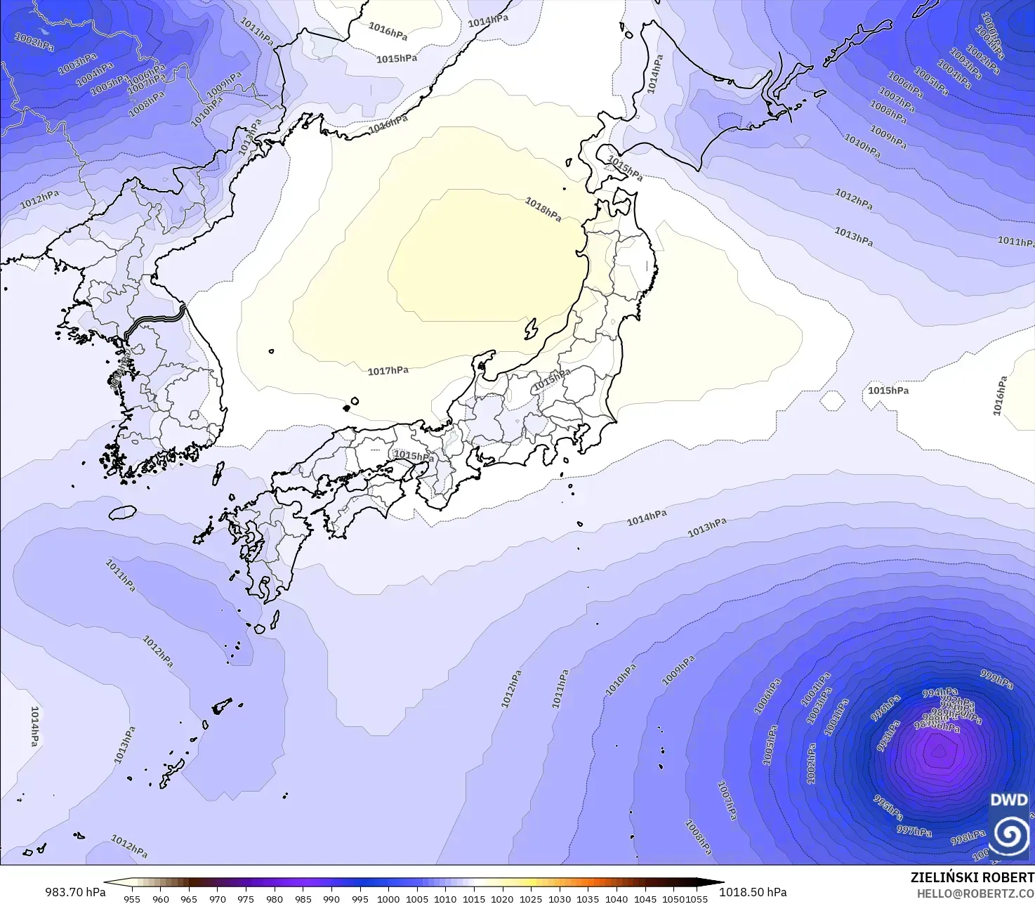 ICON modelo - Japón, Presión