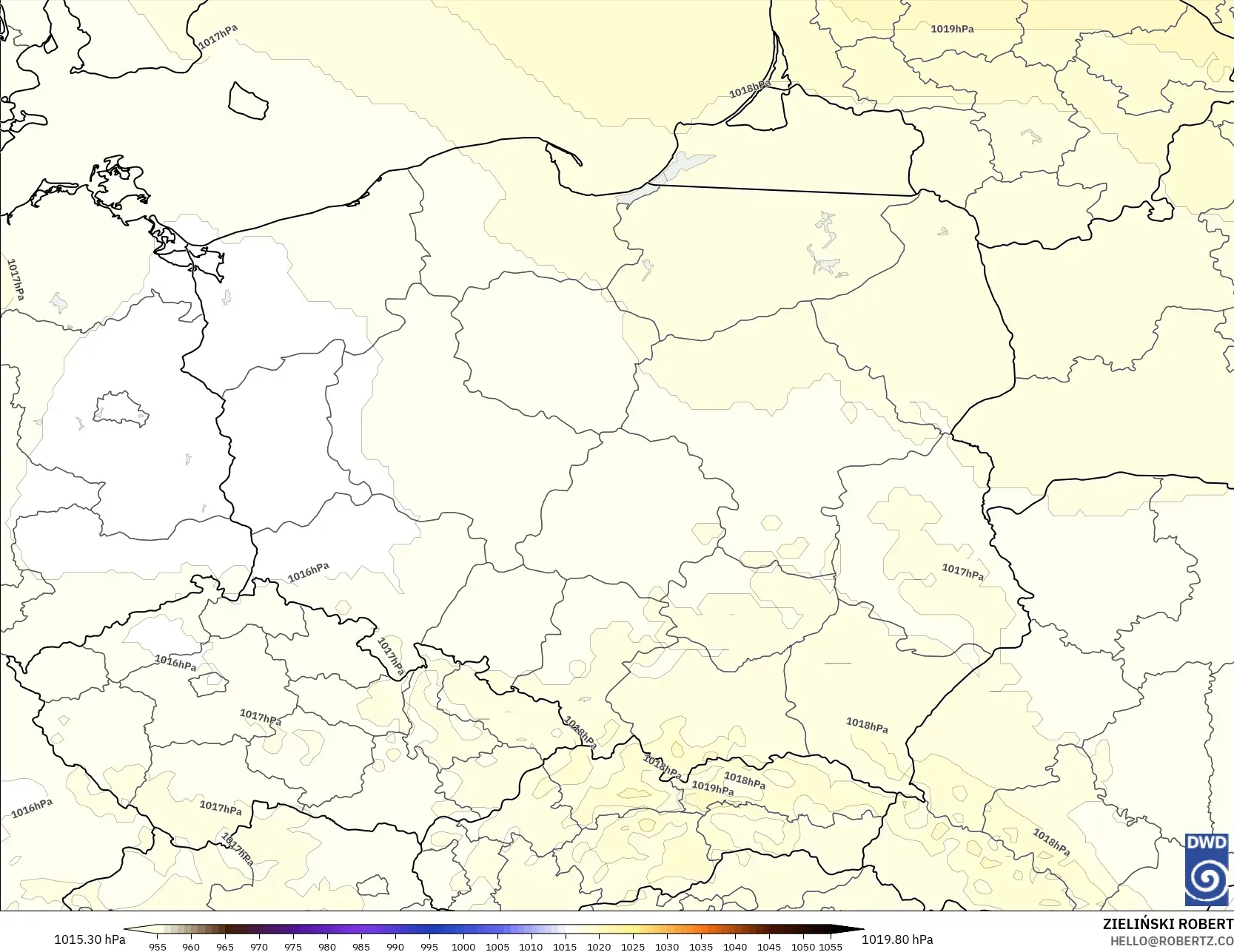 ICON modelo - Polonia, Presión