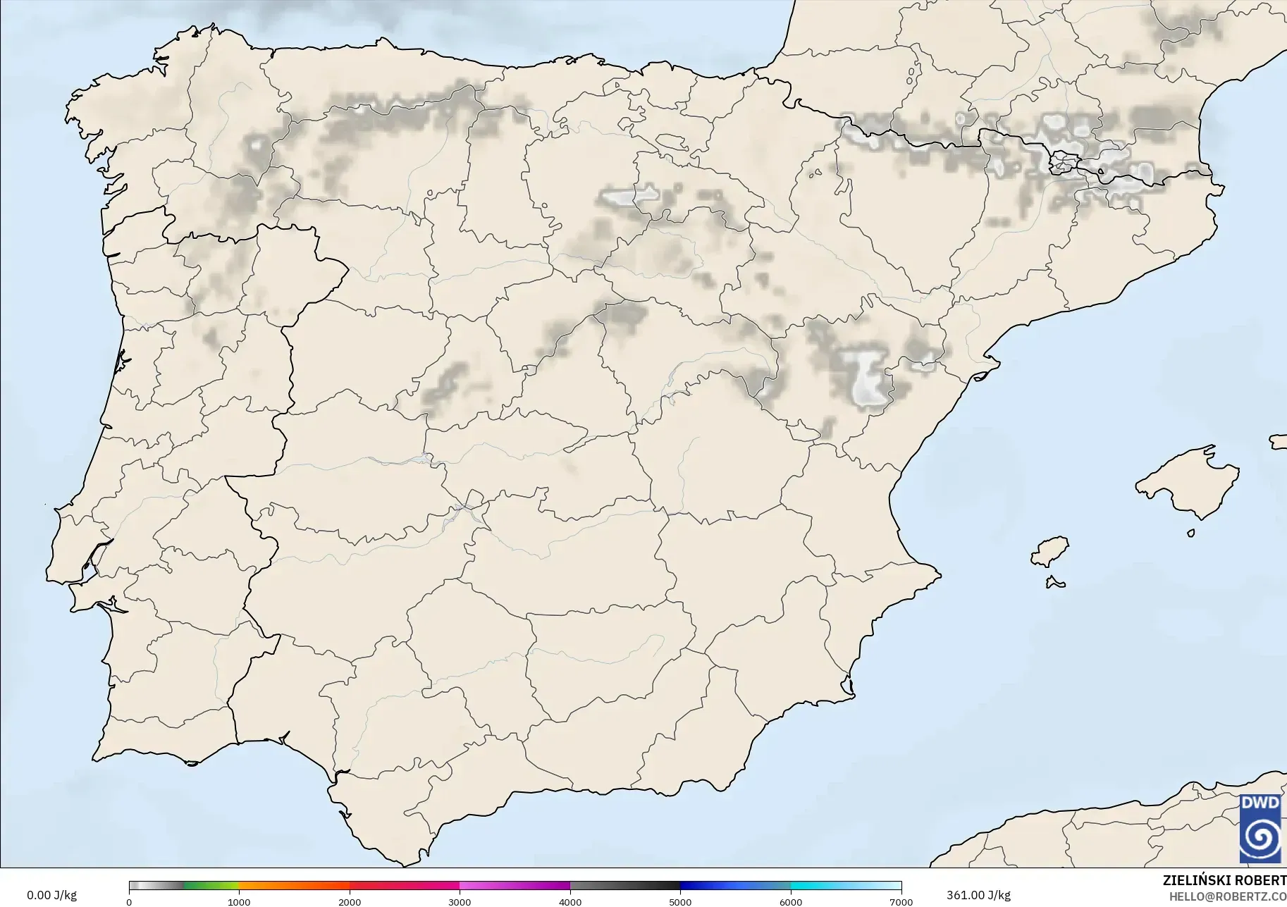 ICON modelo - España, CAPE