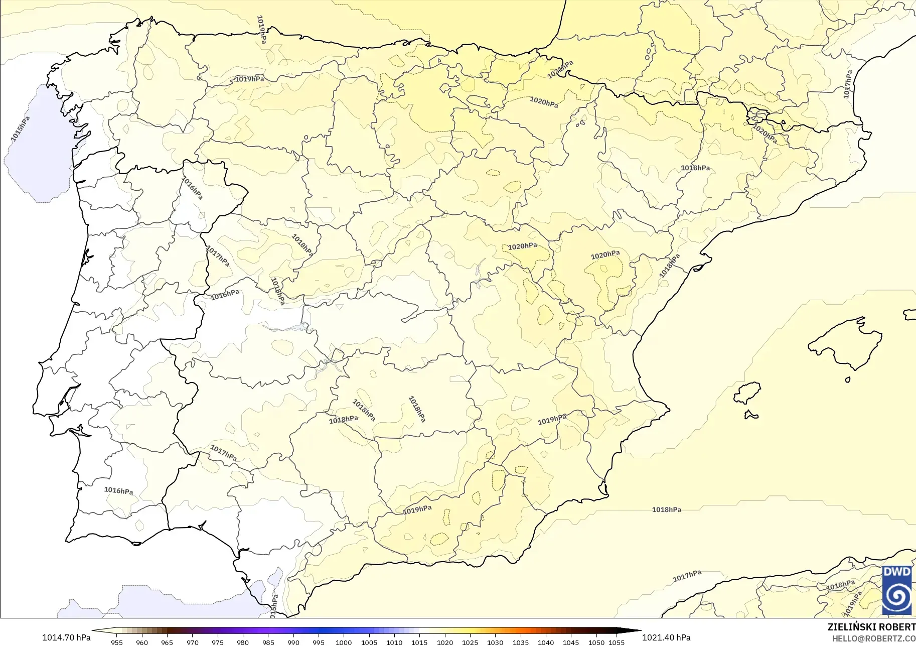 ICON modelo - España, Presión