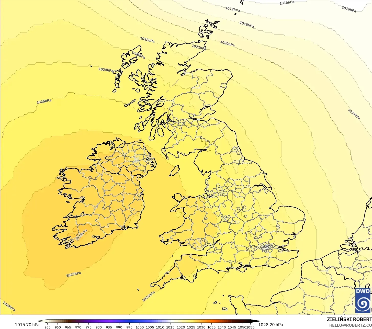 ICON modelo - Reino Unido, Presión
