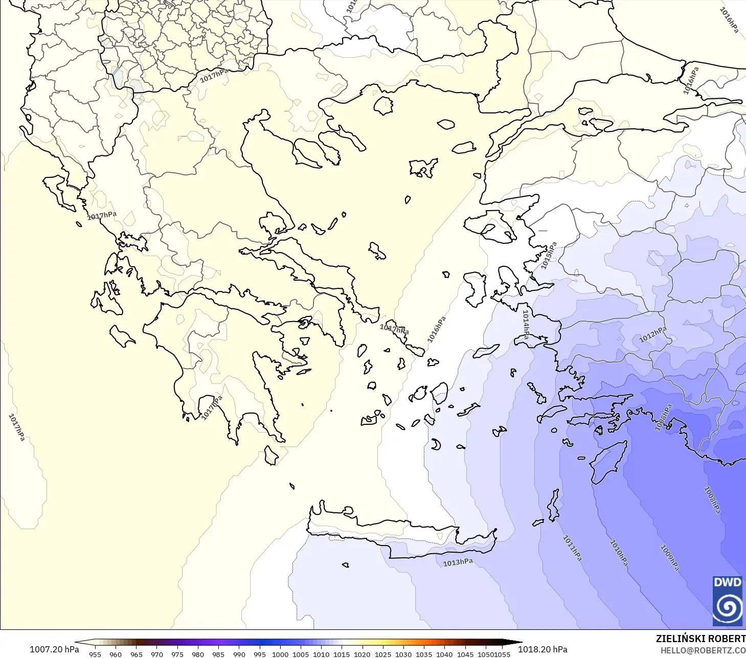 ICON modelo - Grecia, Presión